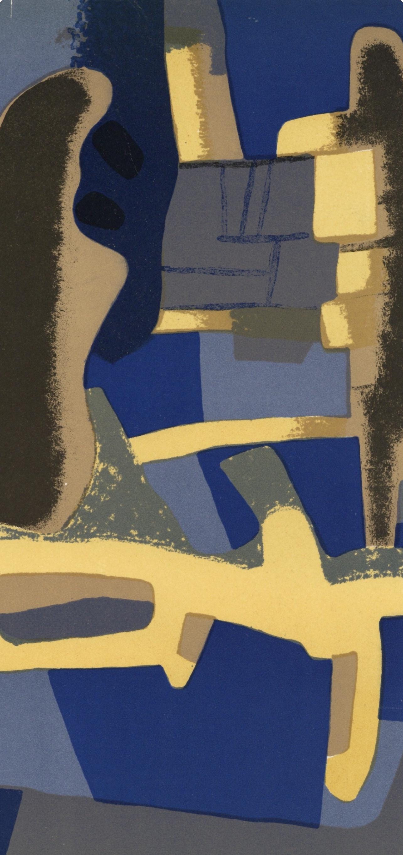 Maurice Estève, Face à face, XXe siècle, Limited Edition Lithograph