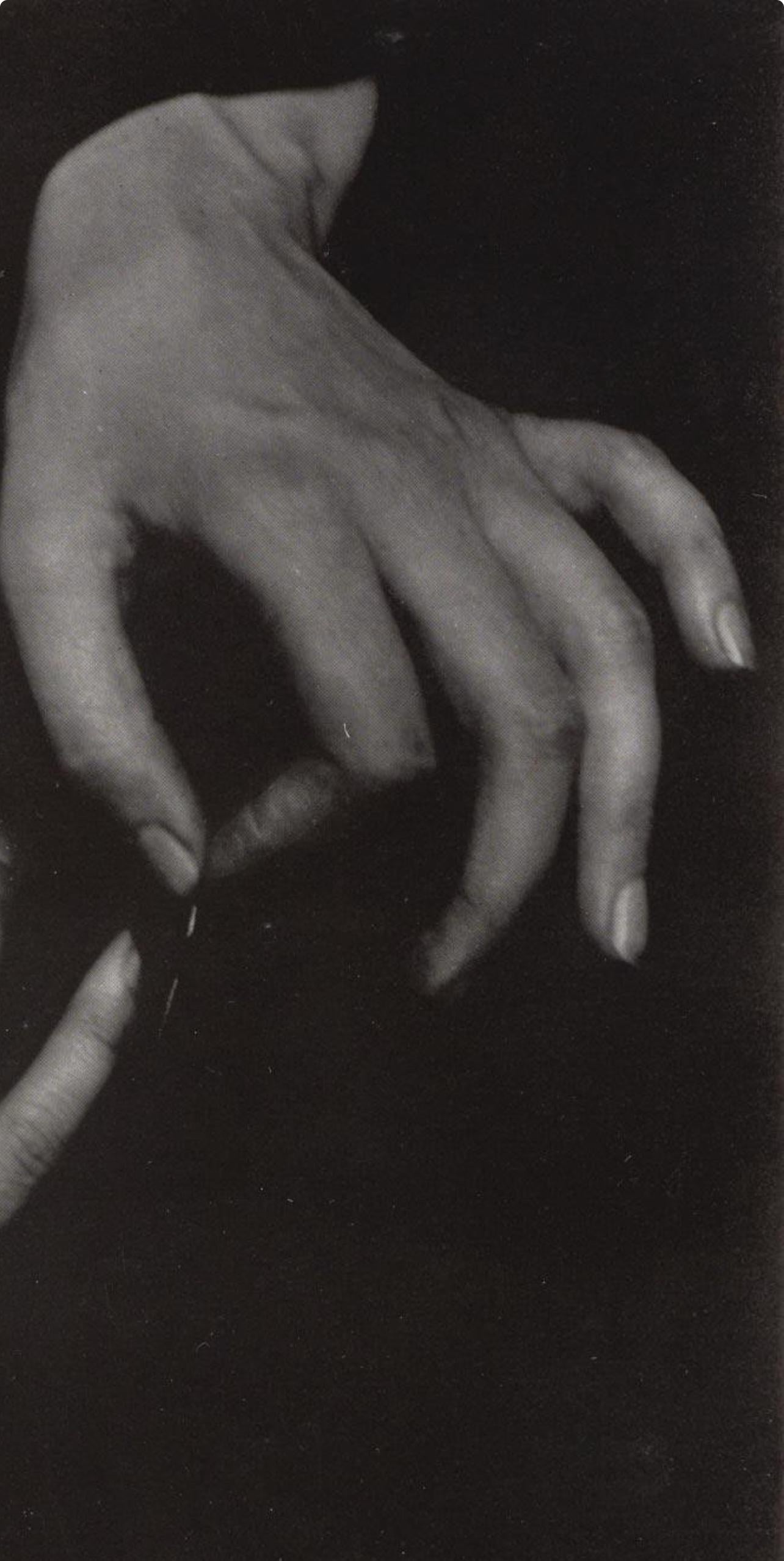 Alfred Stieglitz, Georgia O'Keeffe Hands with Thimble, Alfred Stieglitz Memorial Portfolio 1864-1946, Limited Edition Halftone Photograph