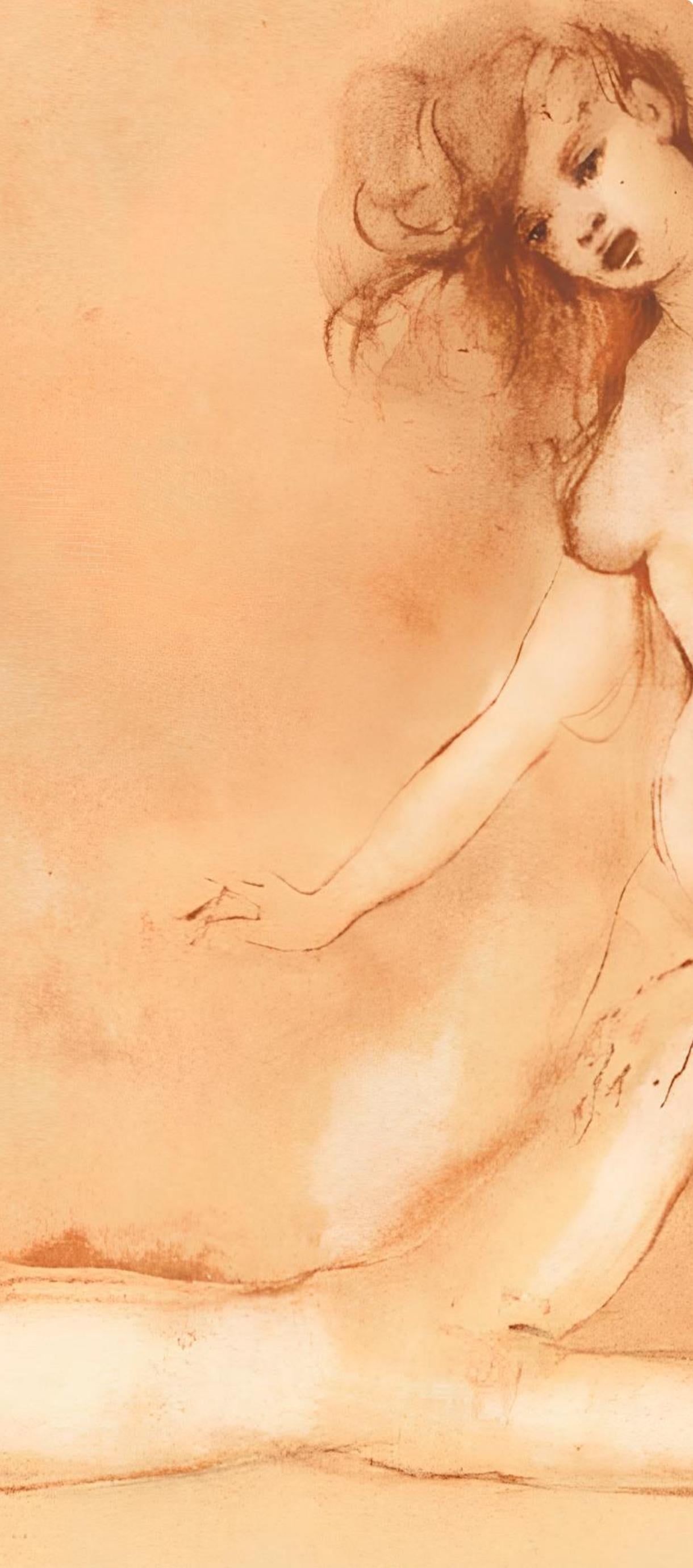 Léonor Fini, Composition, Parallèlement, Limited Edition Lithograph