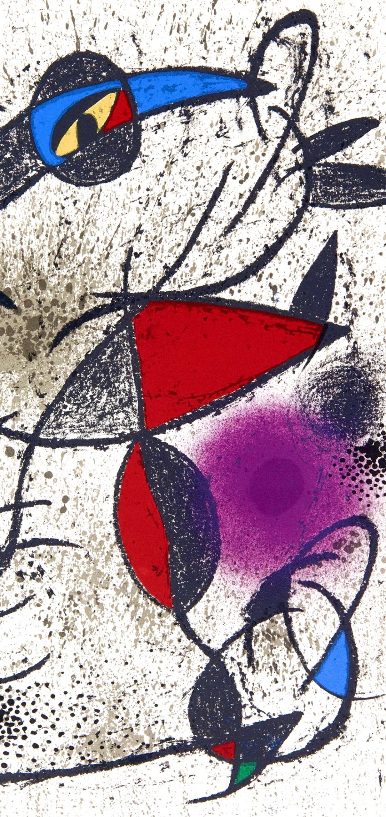 Joan Miró, Faillie du calcaire, Souvenirs et portraits d'artistes, Limited Edition Lithograph