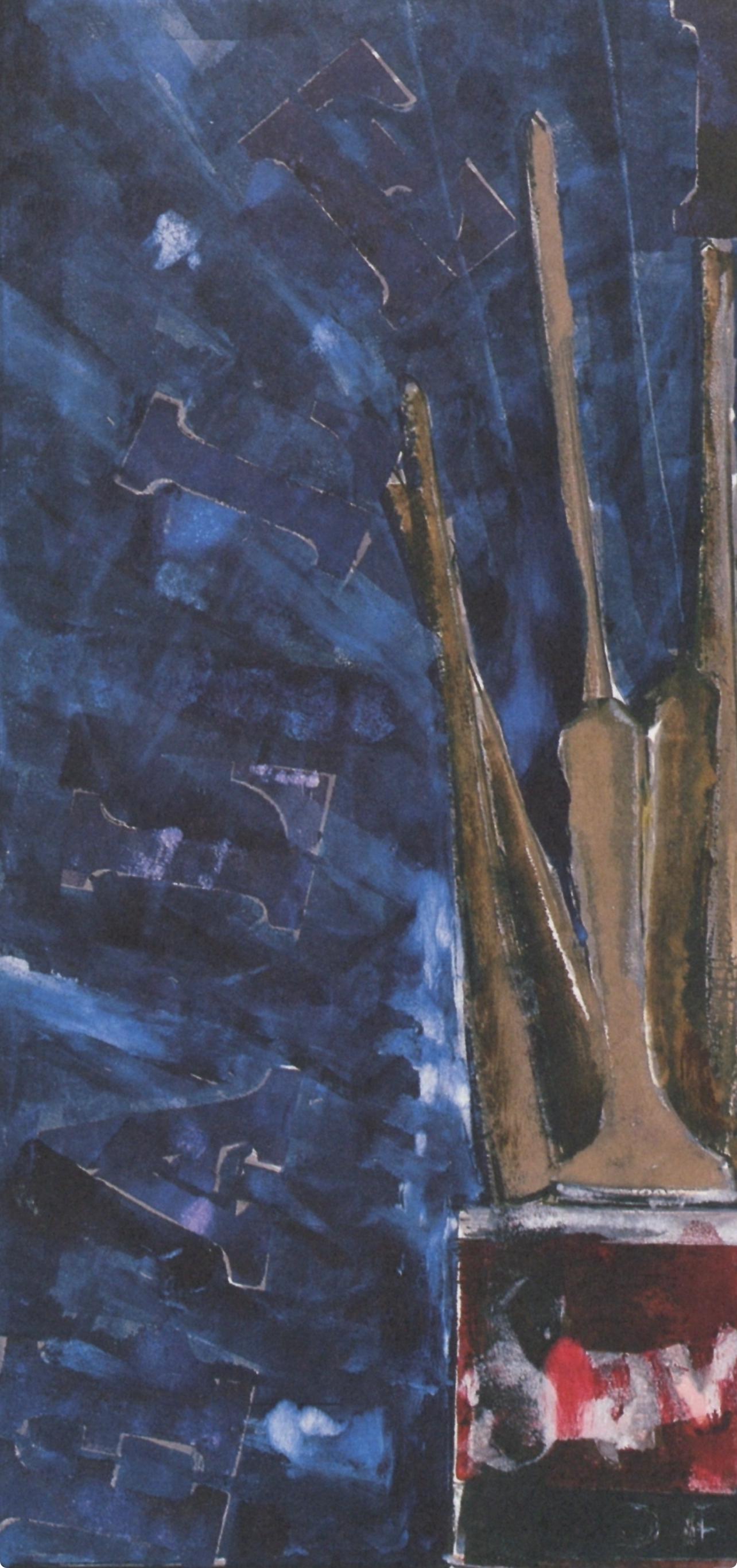Jasper Johns, Composition, Jasper Johns, 17 Monotypes, Limited Edition Héliogravure