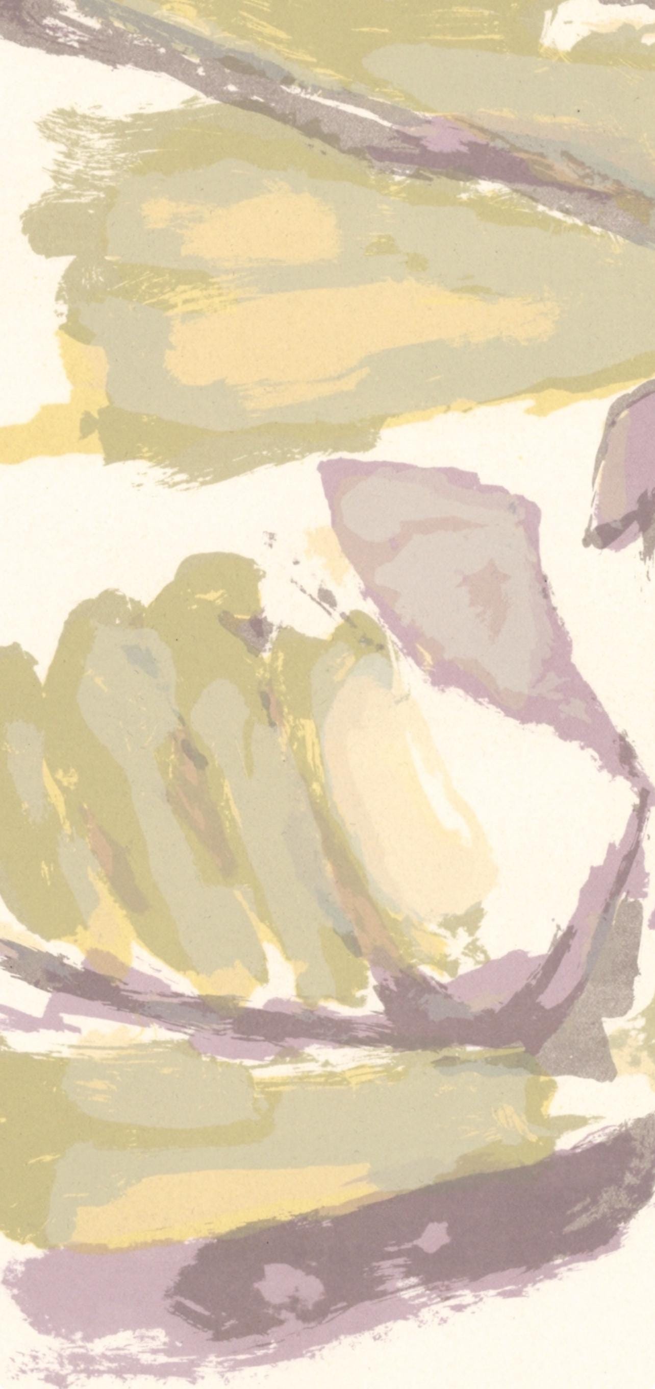 Pierre Pallut, Composition, l’Hommage à Georges Braque, Derrière le miroir, Limited Edition Lithograph