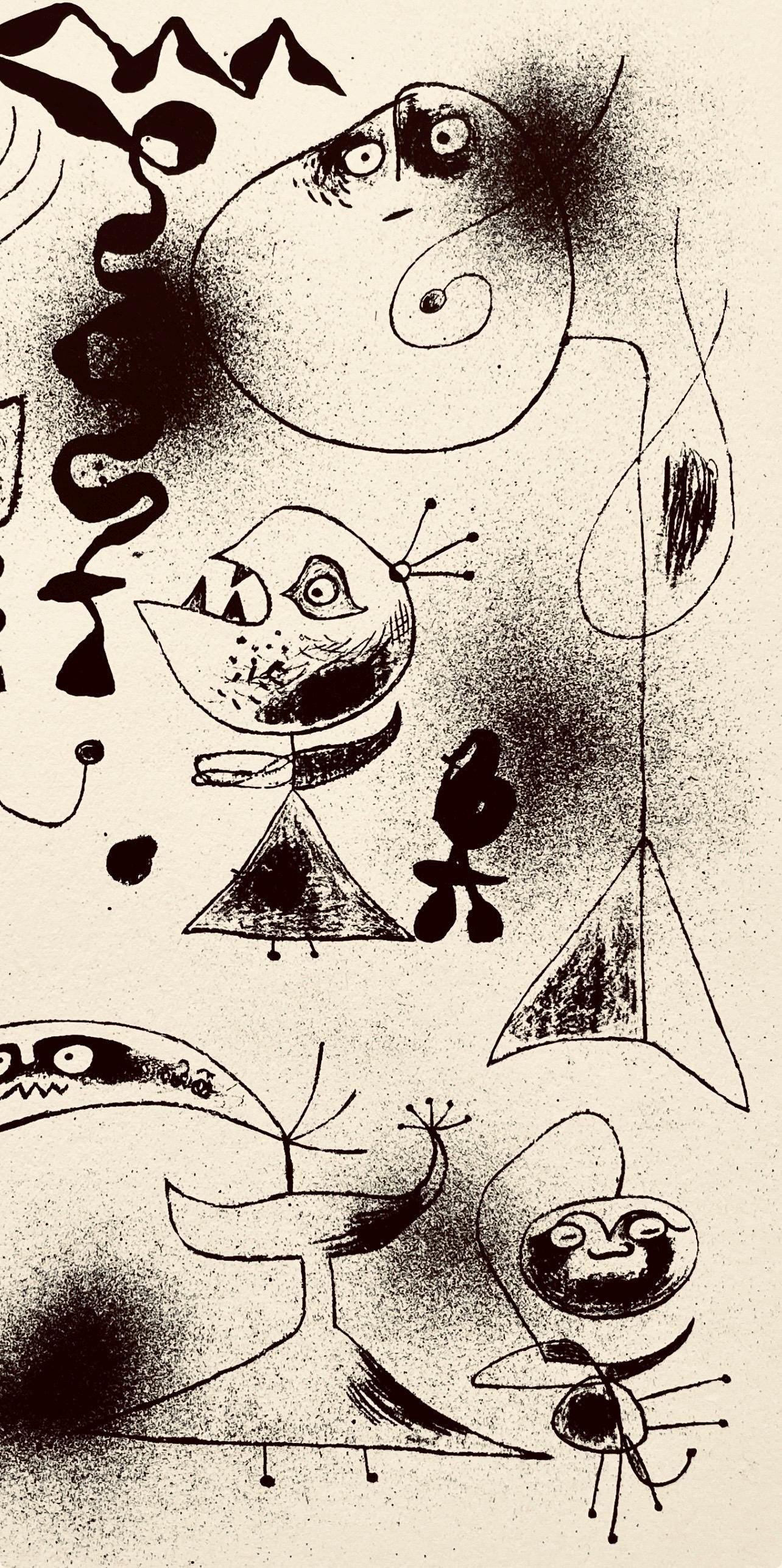 Joan Miró, Composition, The Prints of Joan Miro, Limited Edition Etching