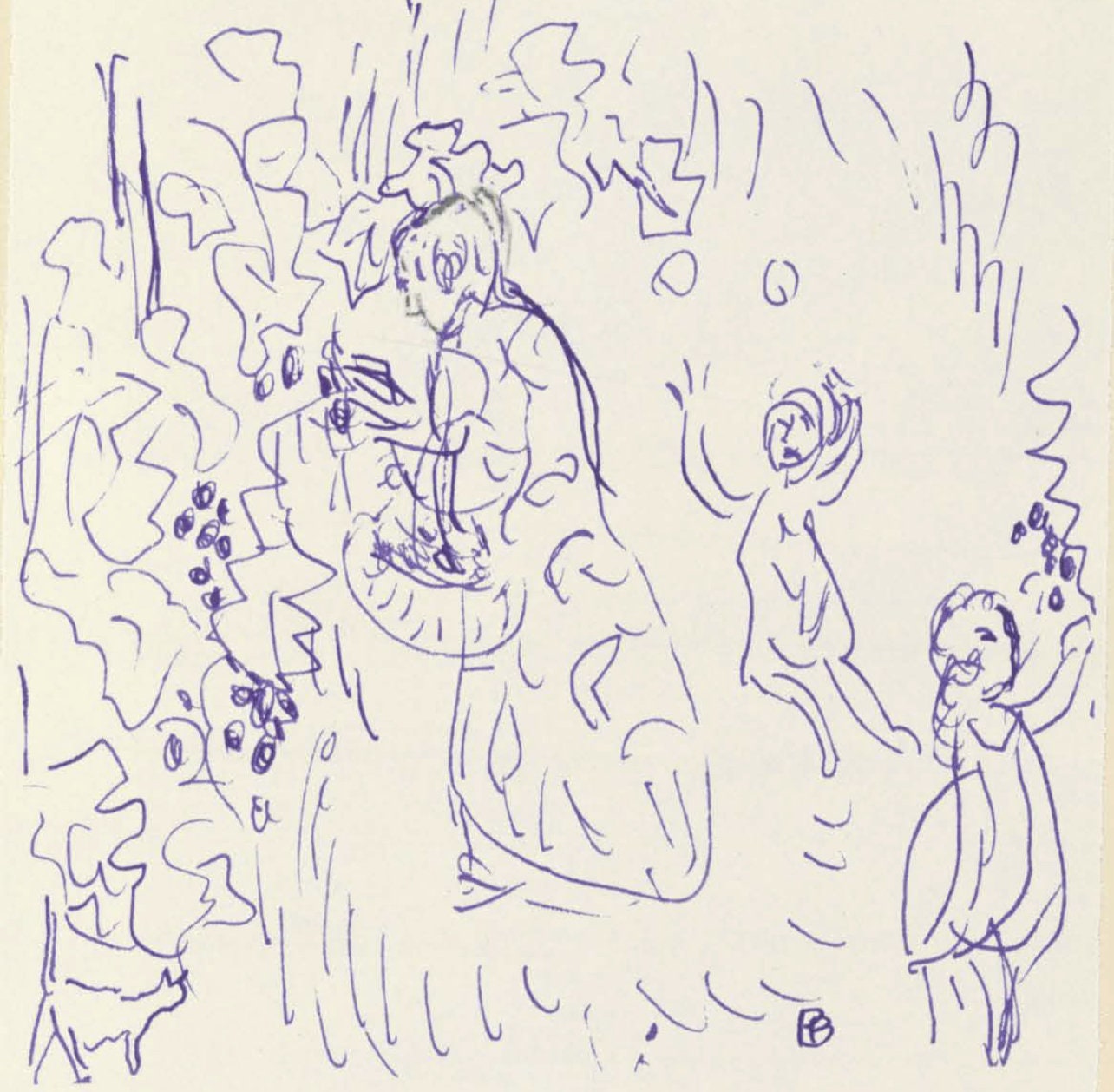 Pierre Bonnard, Composition (Terrasse 54), Pierre Bonnard Correspondences, Limited Edition Lithograph