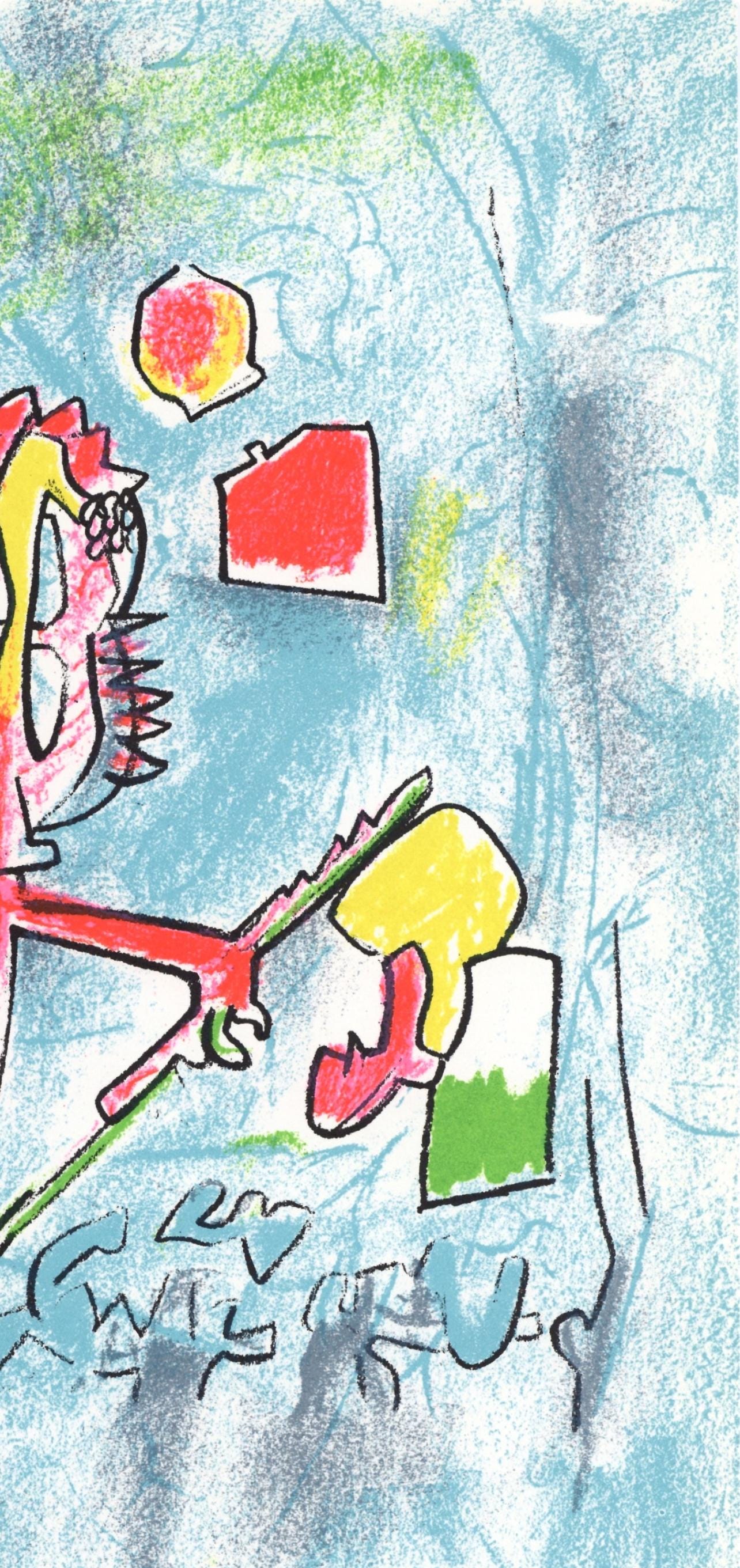 Roberto Matta, Composition, XXe siècle, Limited Edition Lithograph