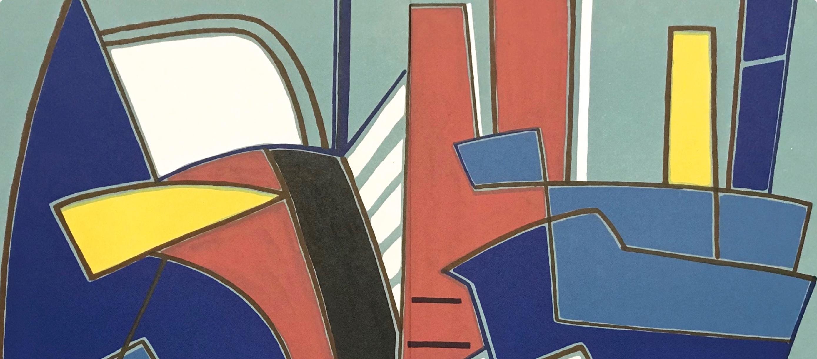 Alberto Magnelli, Composition, XXe siècle, Limited Edition Lithograph
