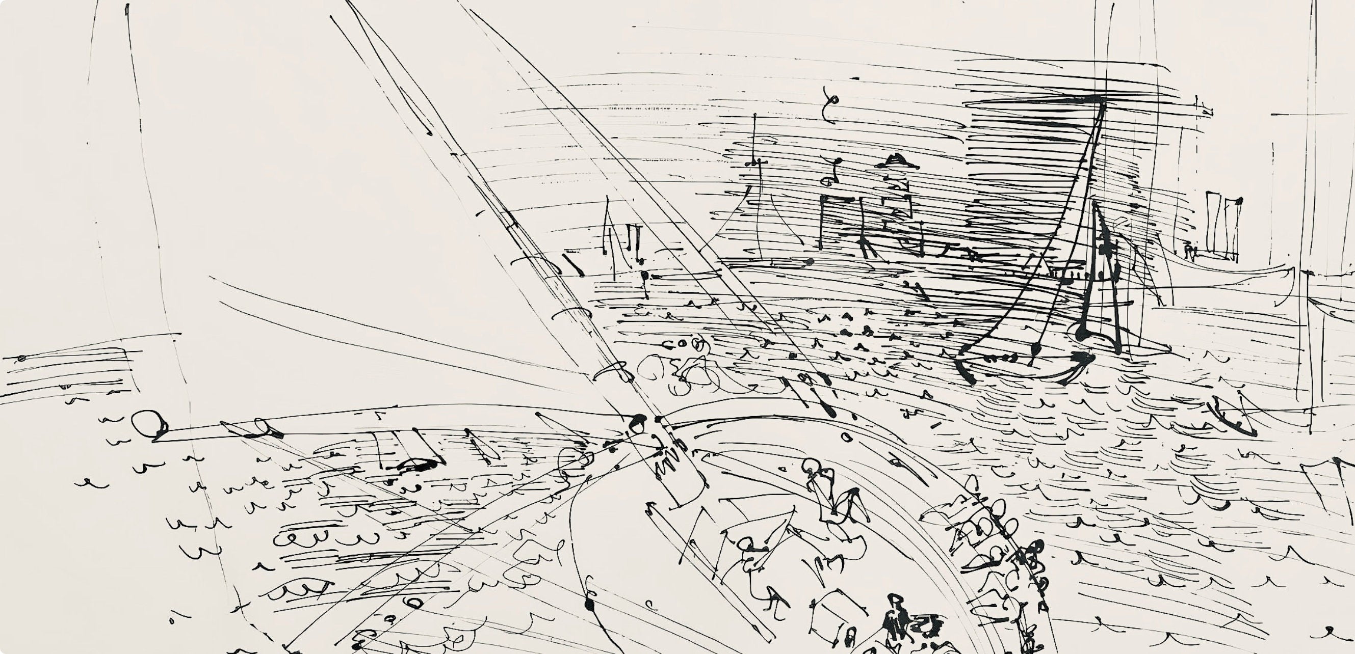 Raoul Dufy, Composition, Les Côtes Normandes, Limited Edition Lithograph