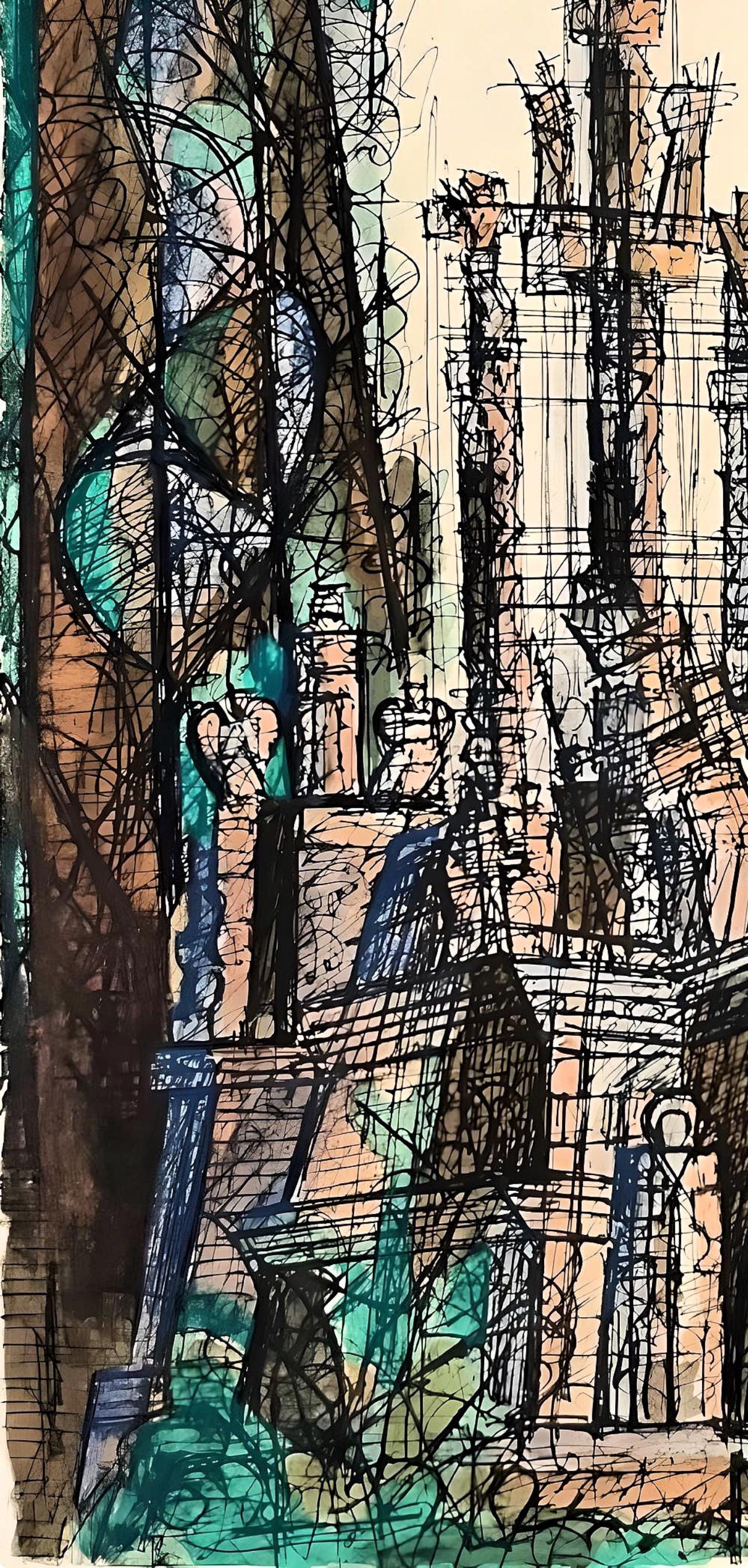 Marcel Gromaire, Composition, Éloge de Gromaire, Limited Edition Lithograph