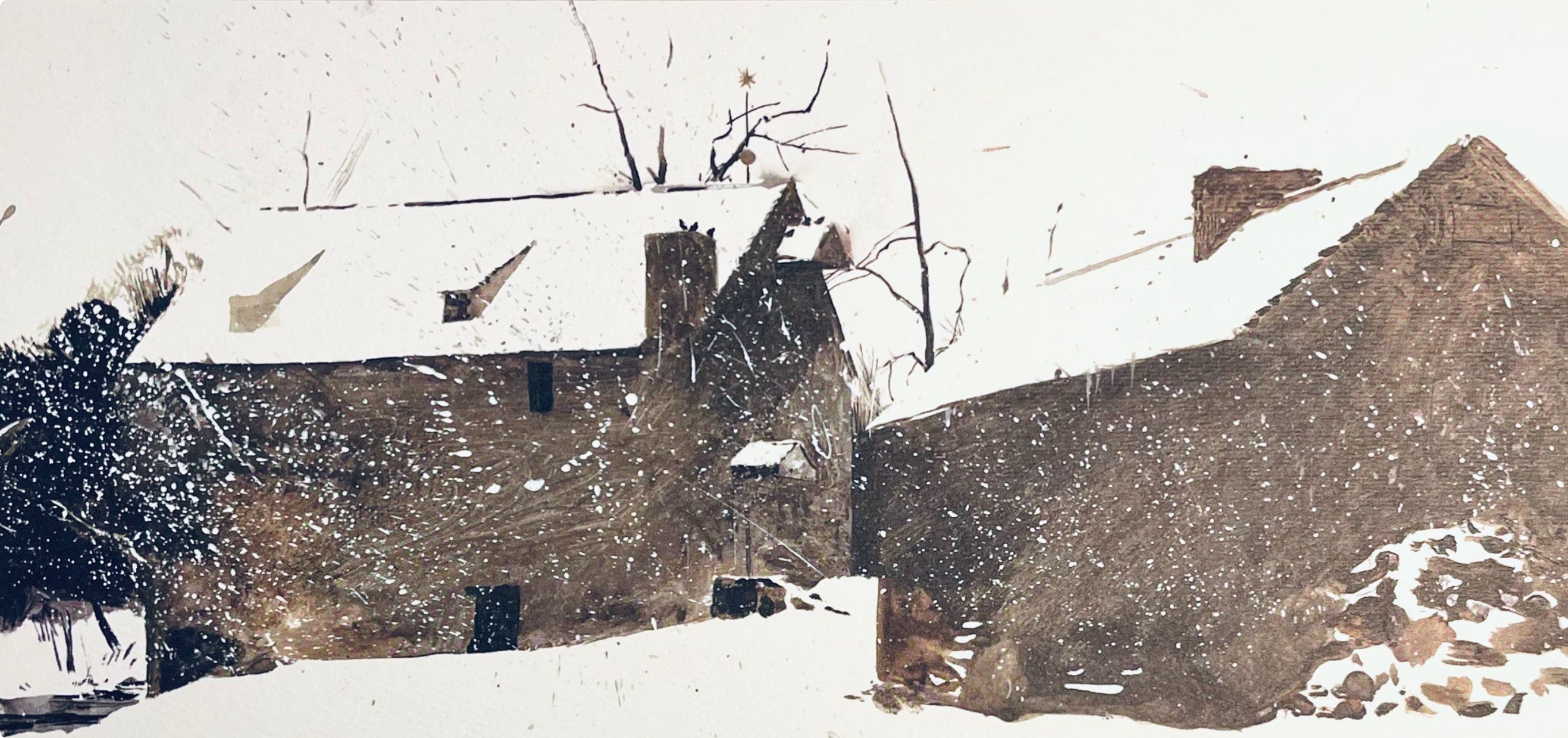 Andrew Wyeth, Brinton’s Mill, The Four Seasons, Limited Edition Lithograph