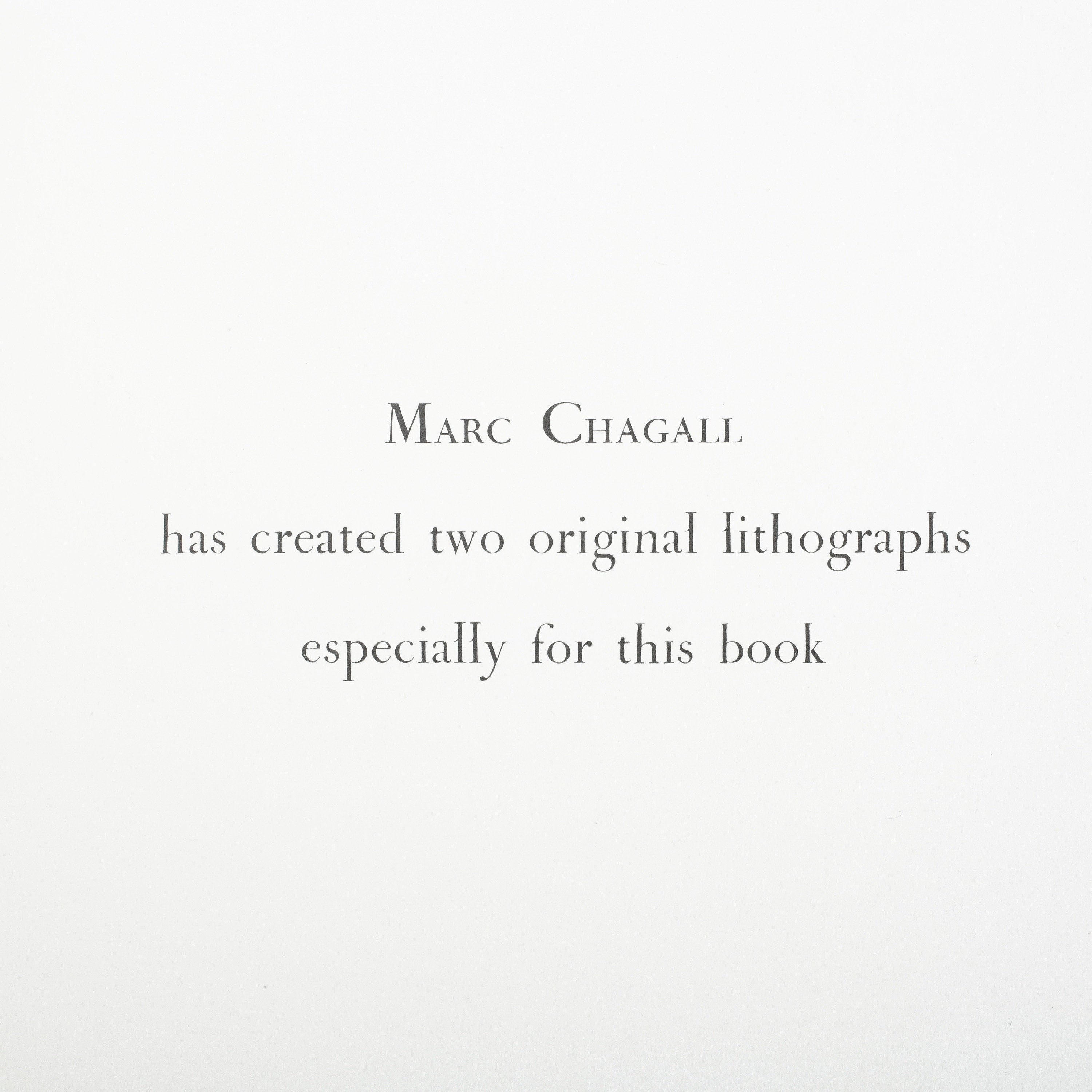 Marc Chagall, Tablets of Law (Mourlot 365; Cramer 49), Limited Edition Lithograph