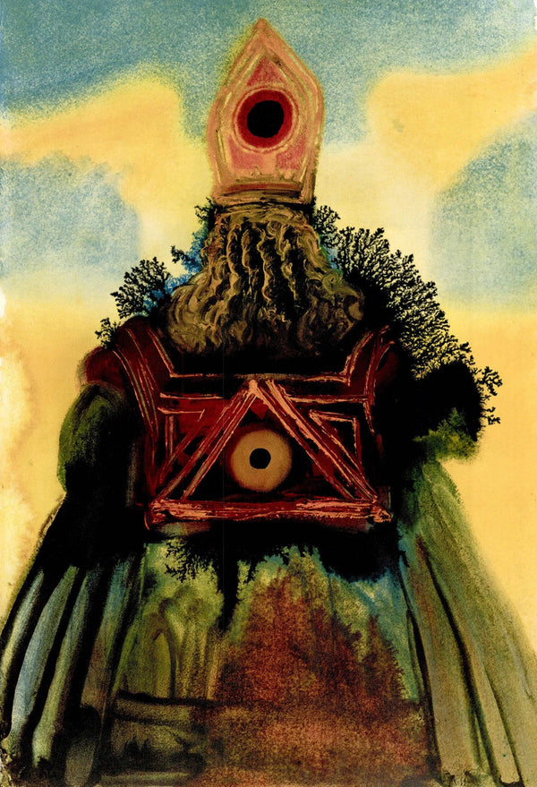 Salvador Dali, Composition (Michler/Löpsinger 1600; Field 69-3), Biblia Sacra, Limited Edition Lithograph