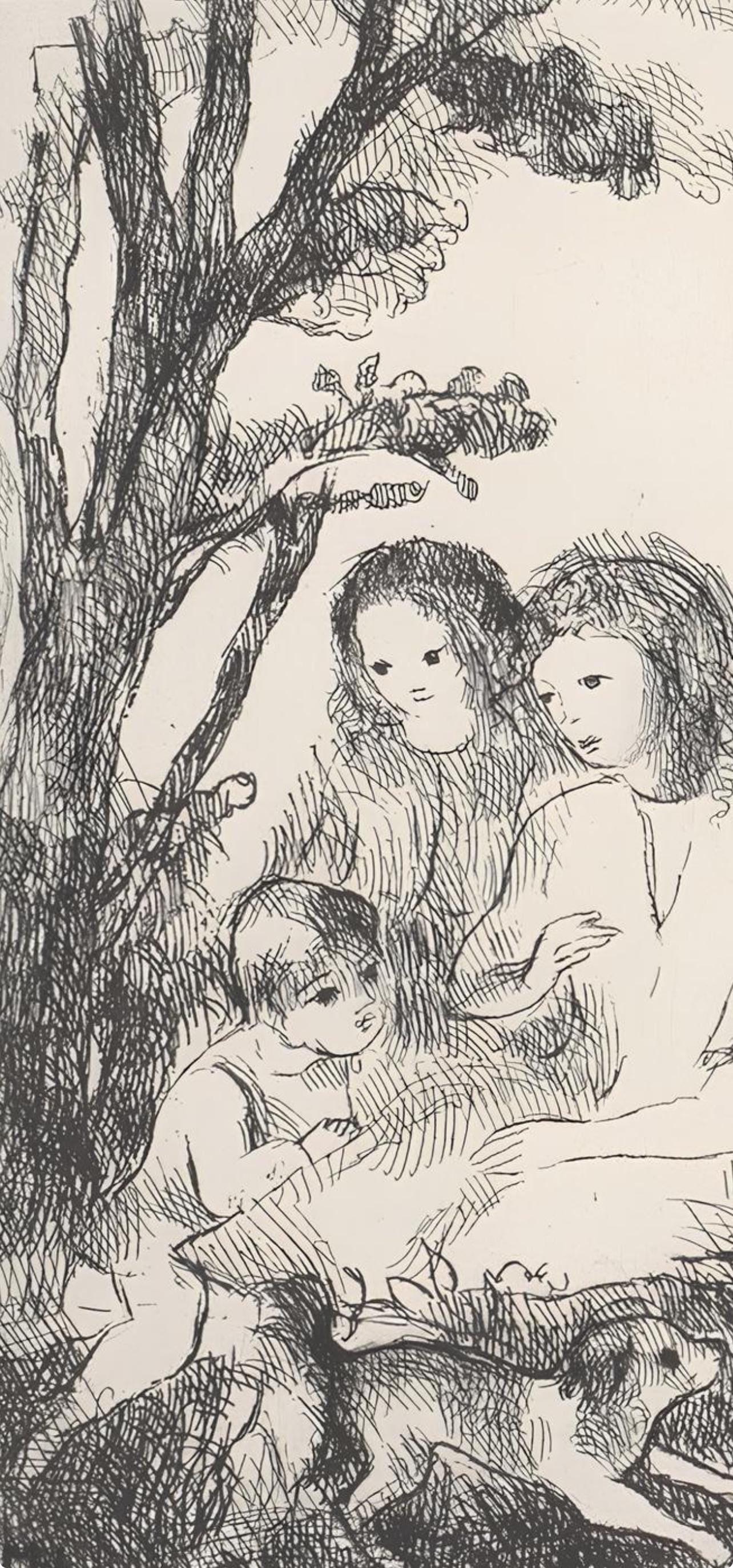 Marie Laurencin, Composition, Antarés, Limited Edition Etching