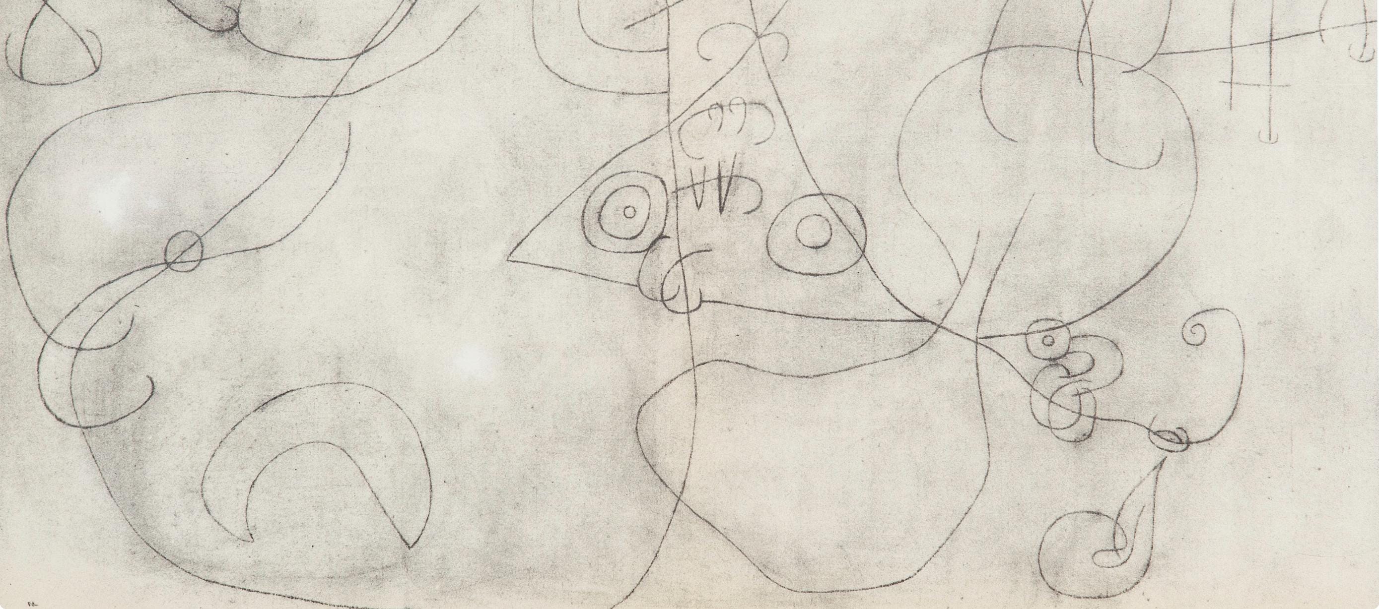 Joan Miró, Composition (Cramer 69; Dupin 292; Mourlot 286-294), Miró 1959-1960, Limited Edition Lithograph