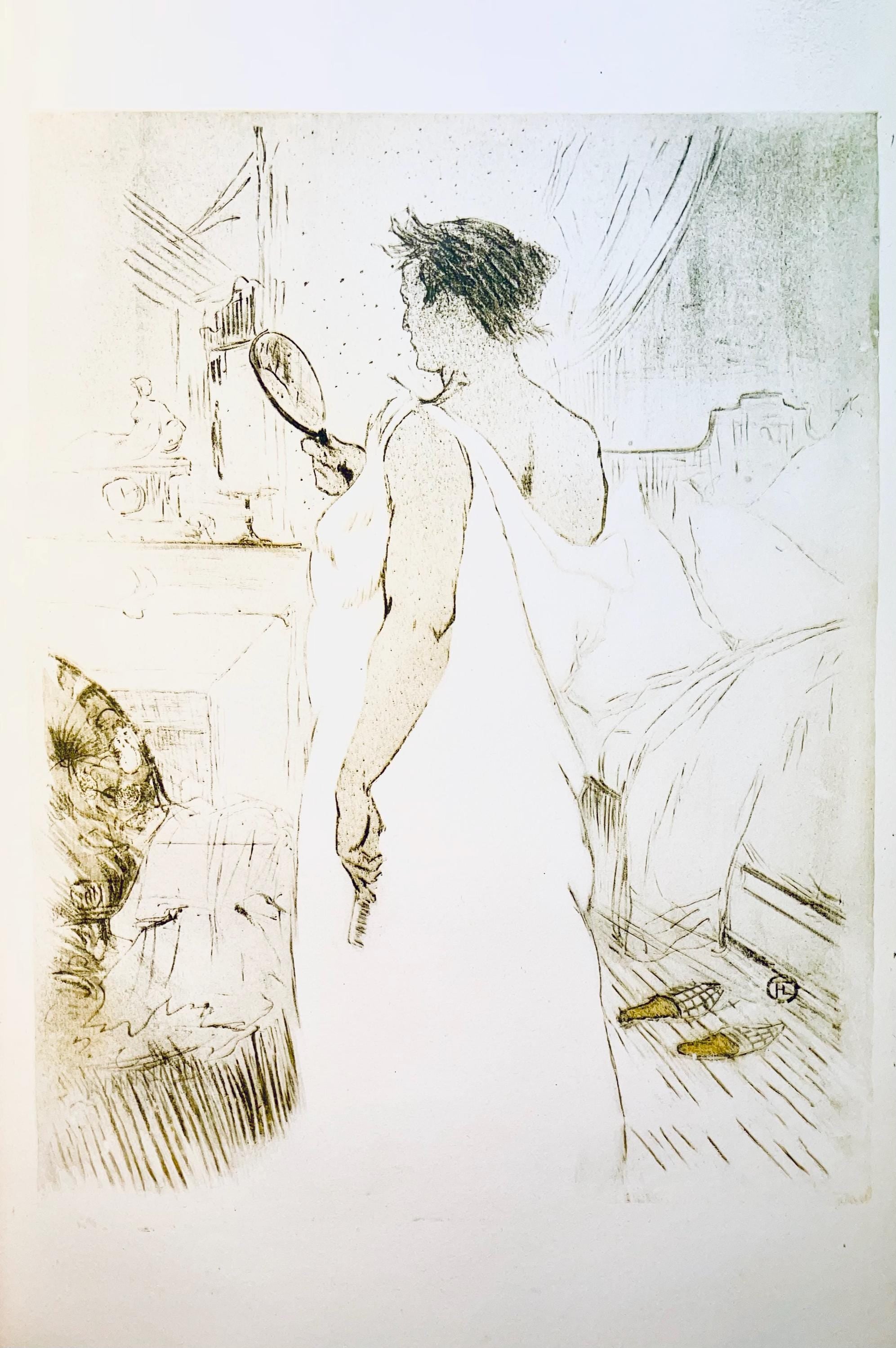 Henri de Toulouse-Lautrec, Composition, Images de Lautrec, 21 Planches en Couleurs, Collezione dell'Obelisco, Limited Edition Lithograph