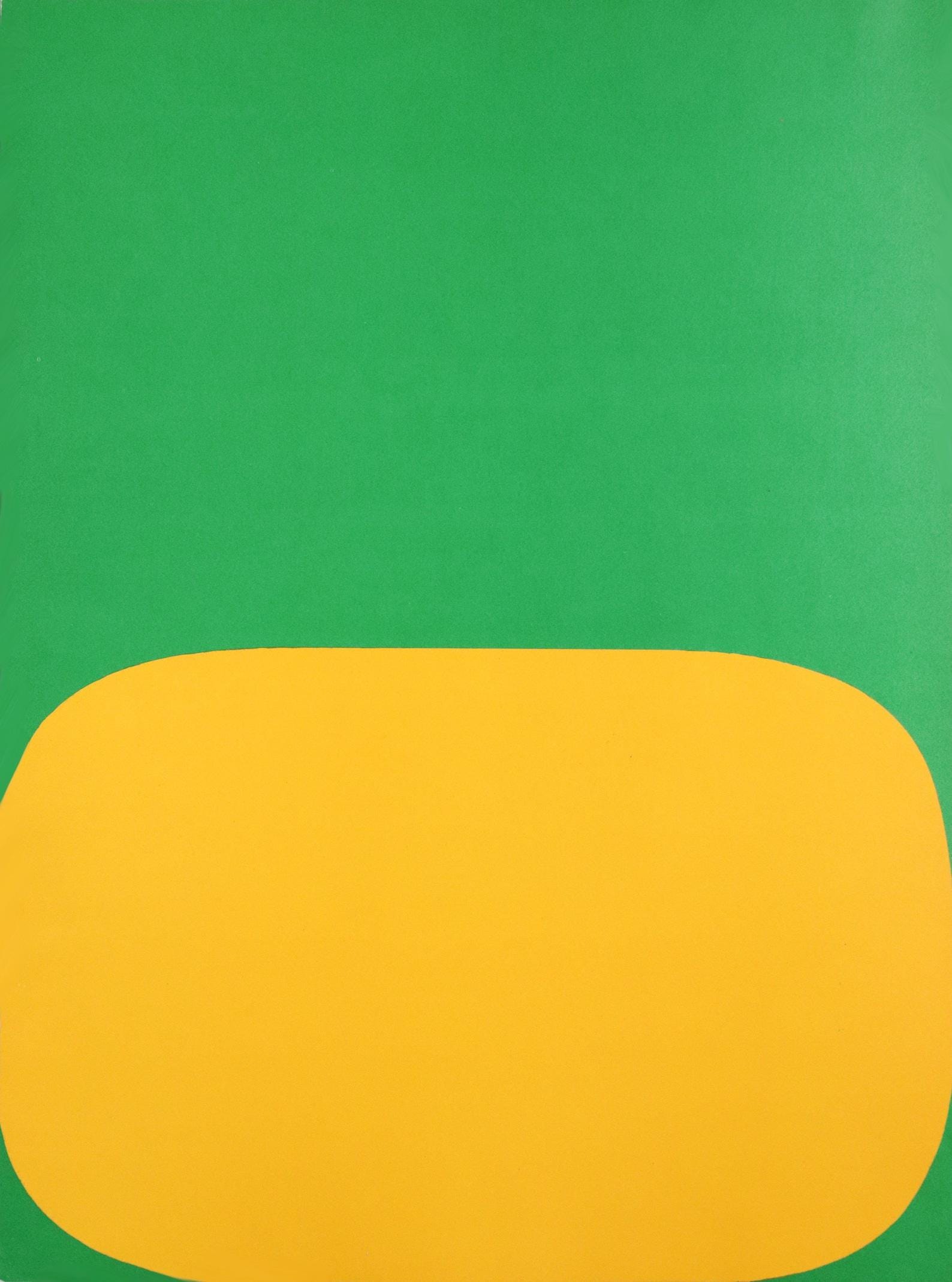 Ellsworth Kelly, Composition (Axsom, I-B), Derrière le miroir, Limited Edition Lithograph