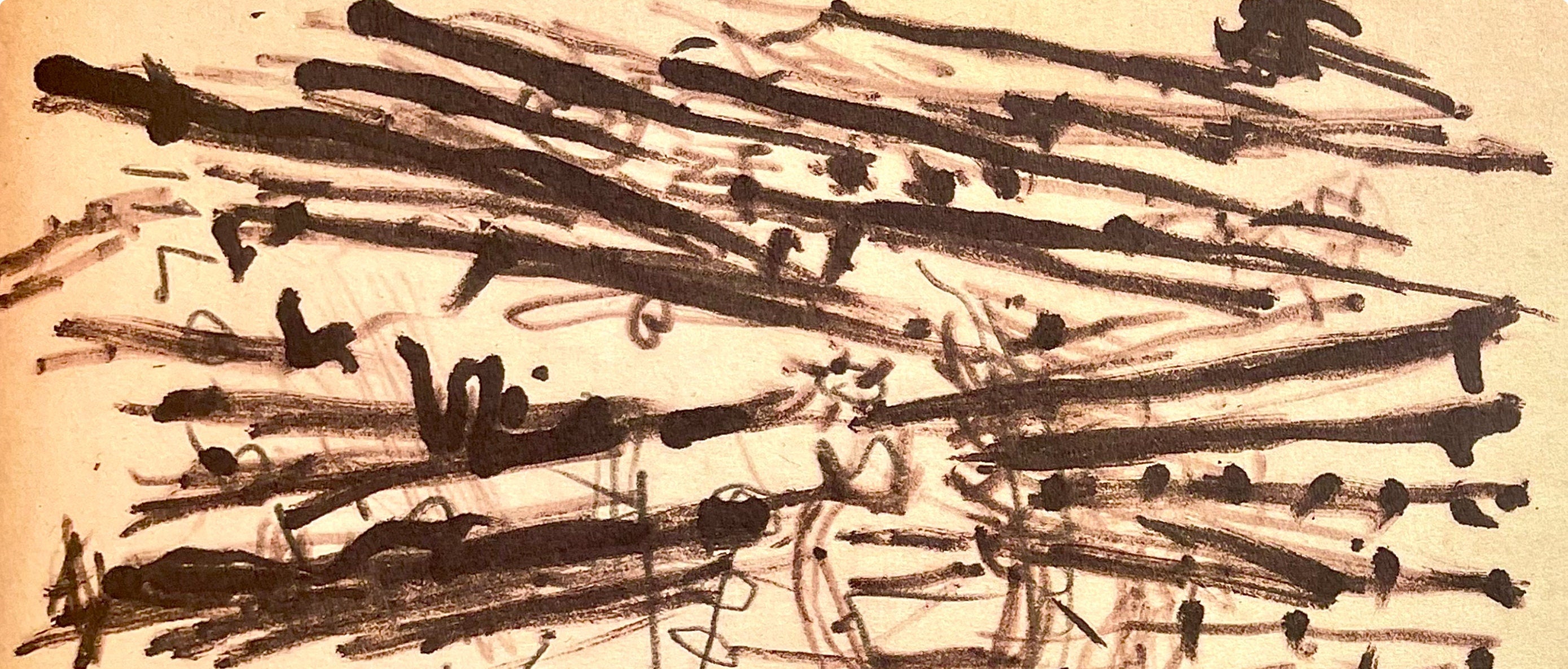 Jackson Pollock, Composition, Jackson Pollock, The Last Sketchbook, Limited Edition Lithograph