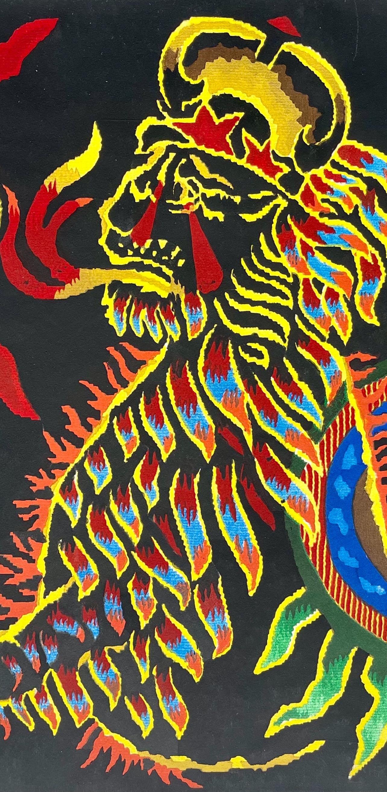Jean Lurçat, Le Lion (Leo), Les Signes du zodiaque, Limited Edition Lithograph
