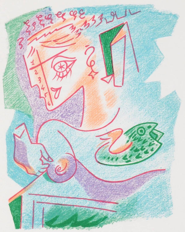 André Masson, Composition (Cramer 97), Une Étoile de Craie, Limited Edition Lithograph