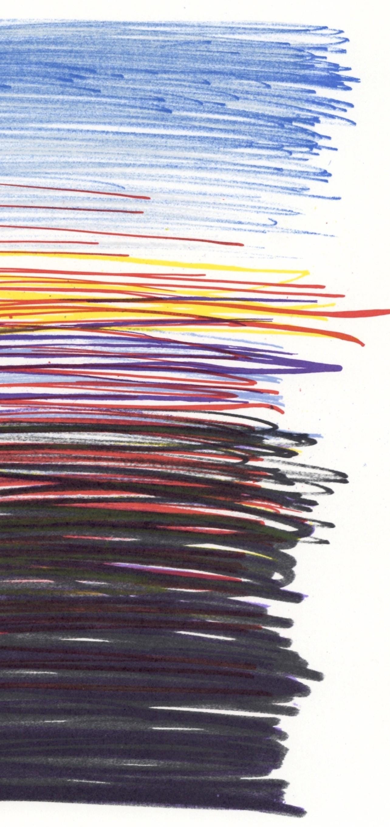 Yaacov Agam, Composition, XXe siècle, Limited Edition Lithograph