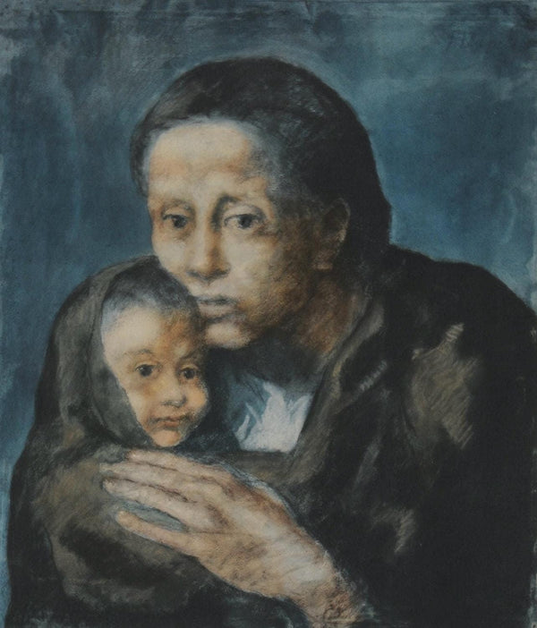 Pablo Picasso, Composition, Les Bleus de Barcelone, Limited Edition Lithograph