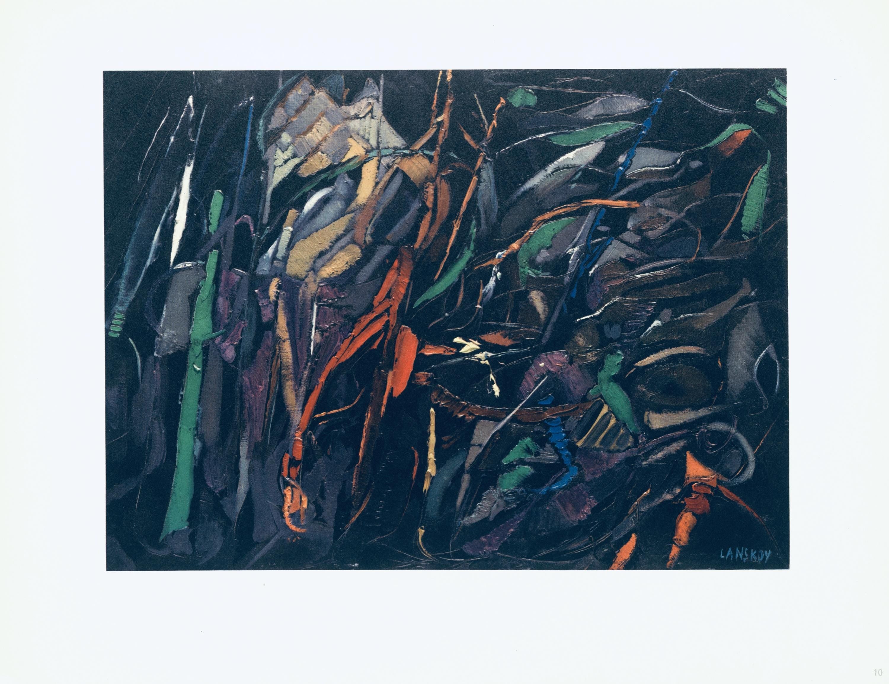 André Lanskoy, Composition, André Lanskoy, Peintres d'aujourd'hui, Limited Edition Lithograph