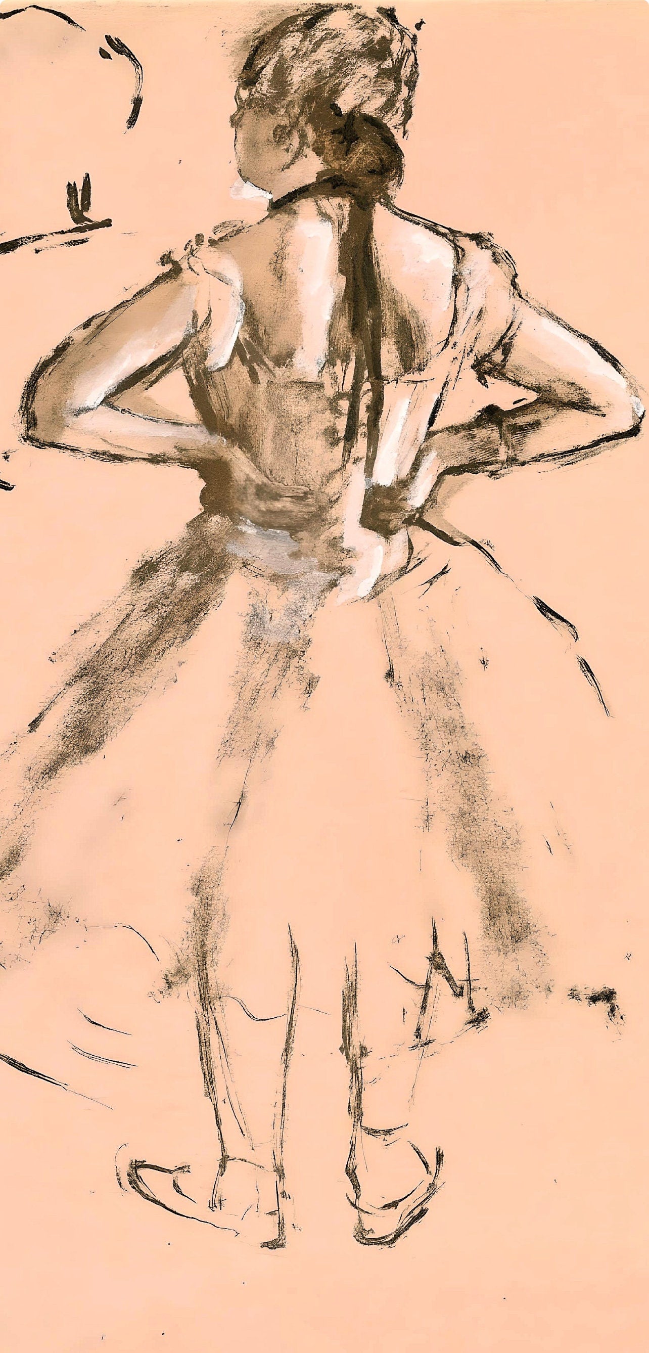 Edgar Degas, La Danseuse de dos, E. Degas Monotypes, Limited Edition Monotype