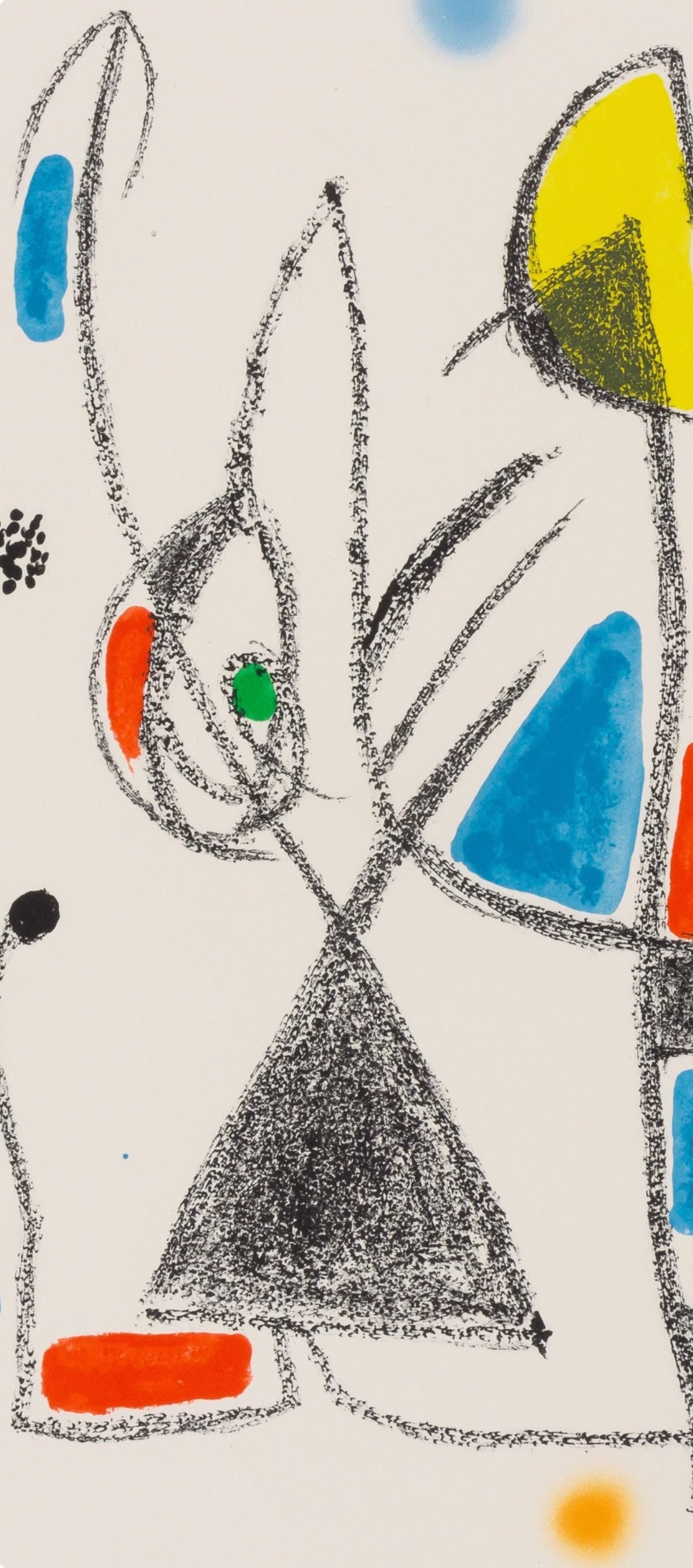 Joan Miró, Composition (Mourlot, 1051-1072), Maravillas con Variaciones acrósticas en el Jardín de Miró, Limited Edition Lithograph
