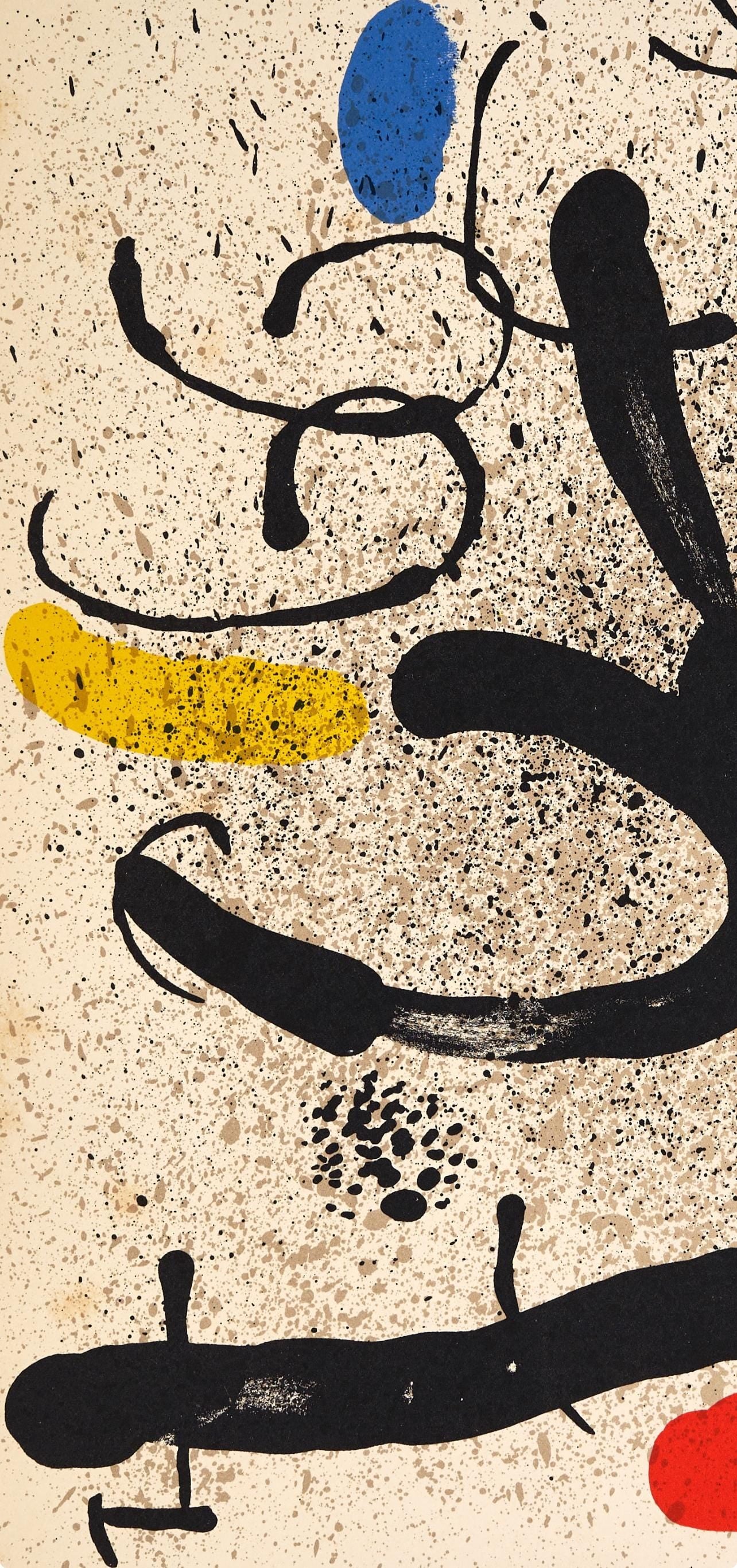 Joan Miró, Composition (Mourlot 745), Derrière le miroir, Limited Edition Lithograph