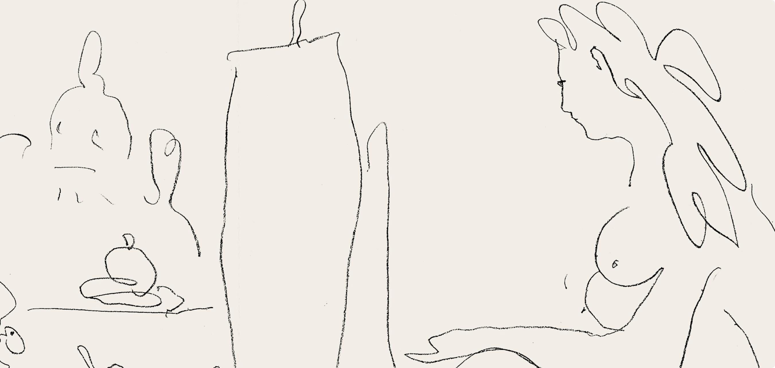 Pablo Picasso, Le Peintre et son Modèle (Mourlot 355; Bloch 1036), Regards sur Paris, Limited Edition Lithograph