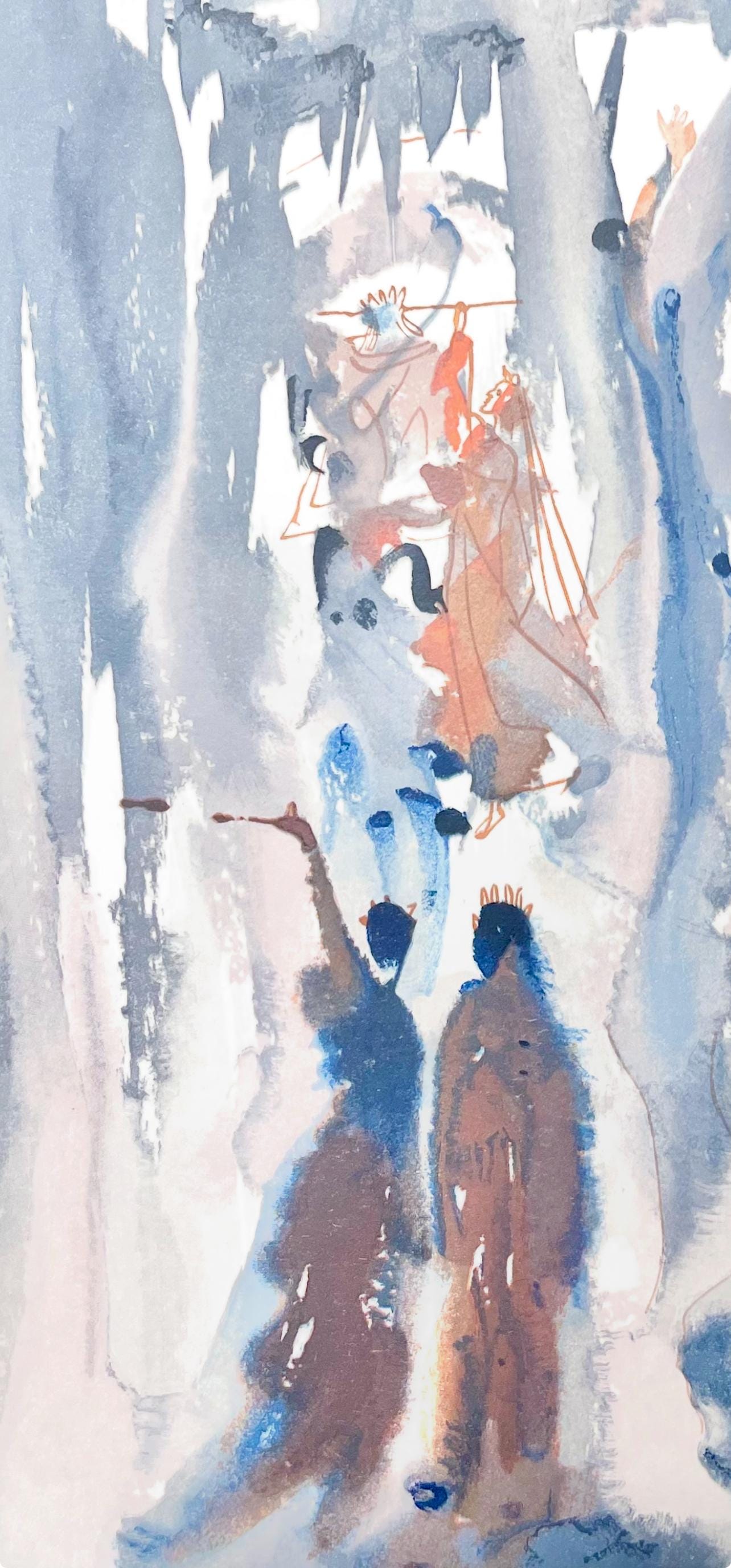 Salvador Dali, Paradies XIII (Field 189-200; Michler/Löpsinger 1039-1138), Die Göttliche Komödie, Signed, Limited Edition Woodcut