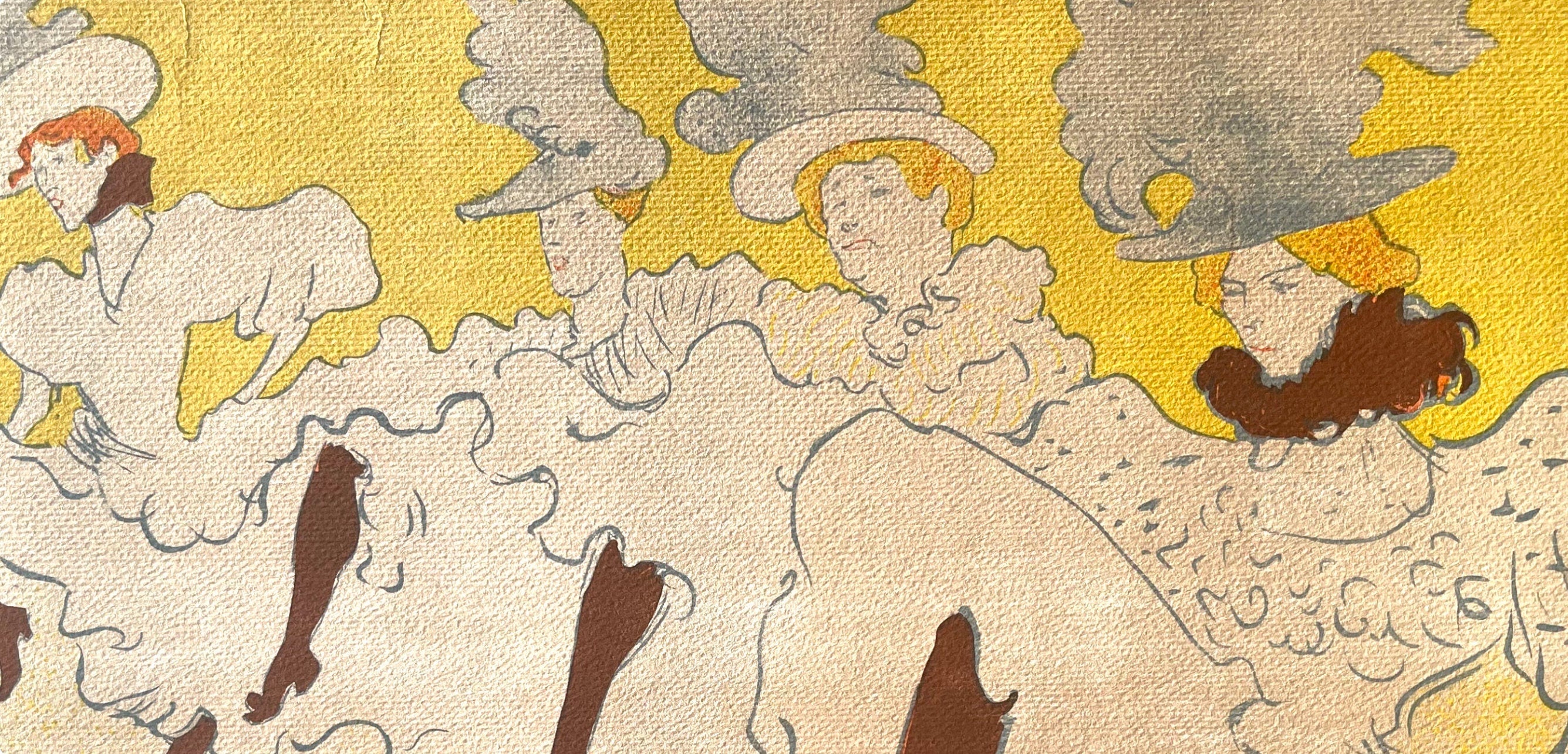 Henri de Toulouse-Lautrec, La Troupe de Mademoiselle Eglantine, TLautrec, Philadelphia Museum of Art, Limited Edition Lithograph