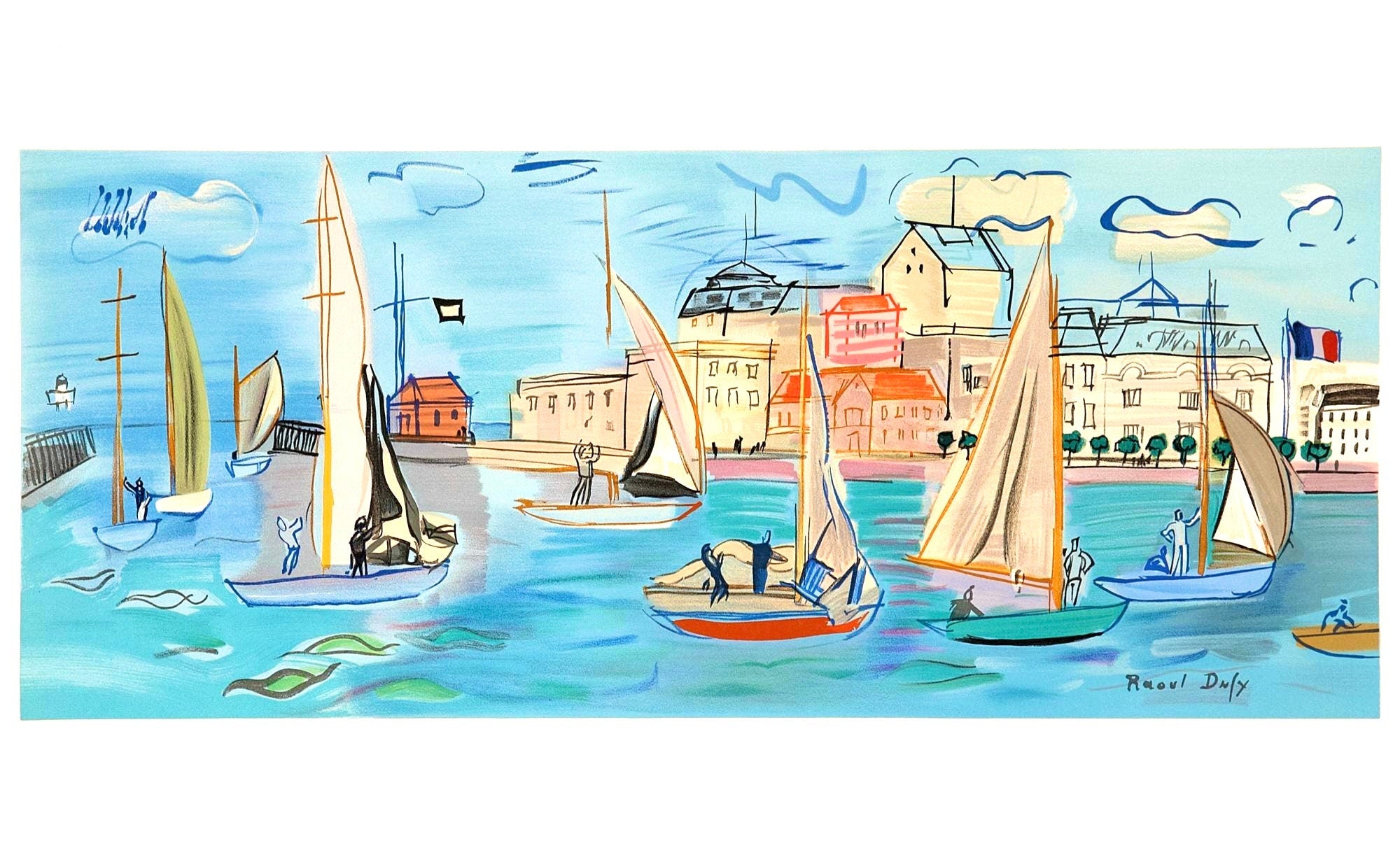 Raoul Dufy, Les Régates, Raoul Dufy, Collection Pierre Lévy, Limited Edition Lithograph