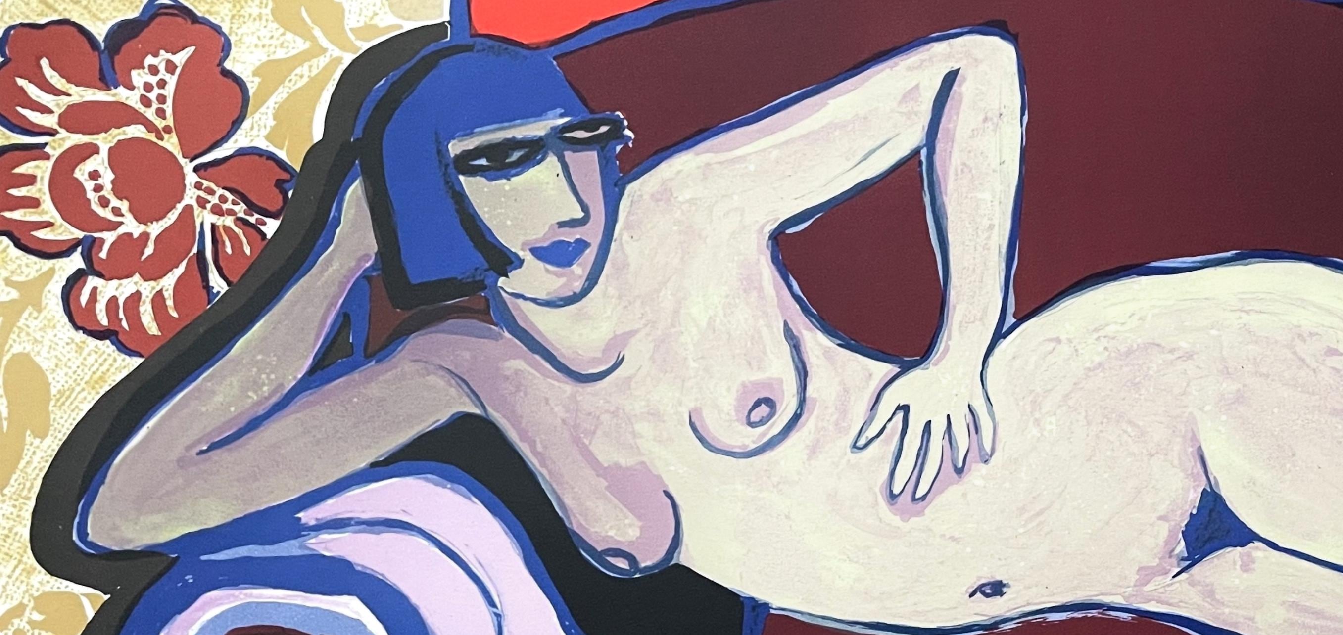 Guillaume Cornelis van Beverloo, Corneille, Les Deux Amies, Limited Edition Lithograph
