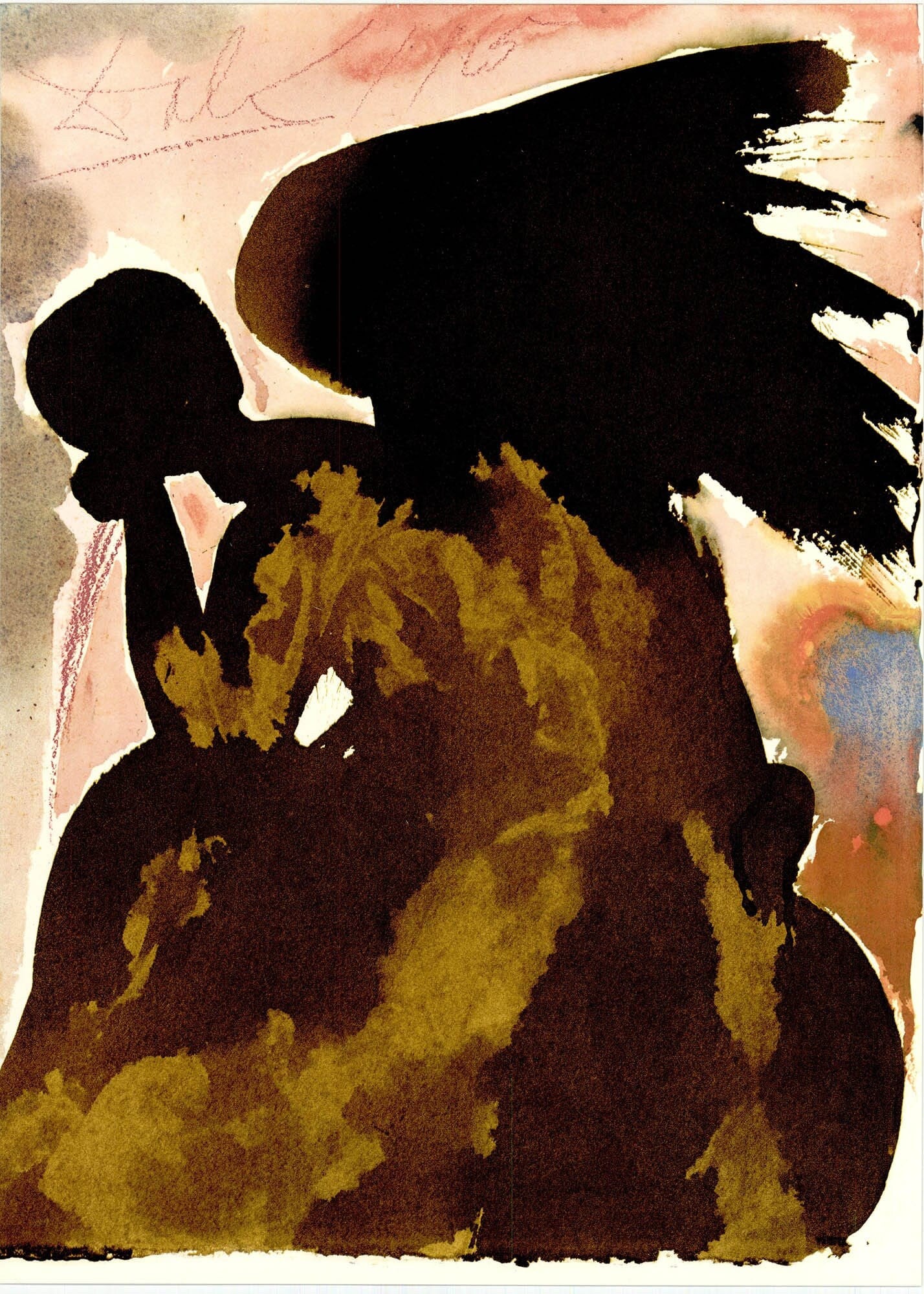 Salvador Dali, Composition (Michler/Löpsinger 1600; Field 69-3), Biblia Sacra, Limited Edition Lithograph