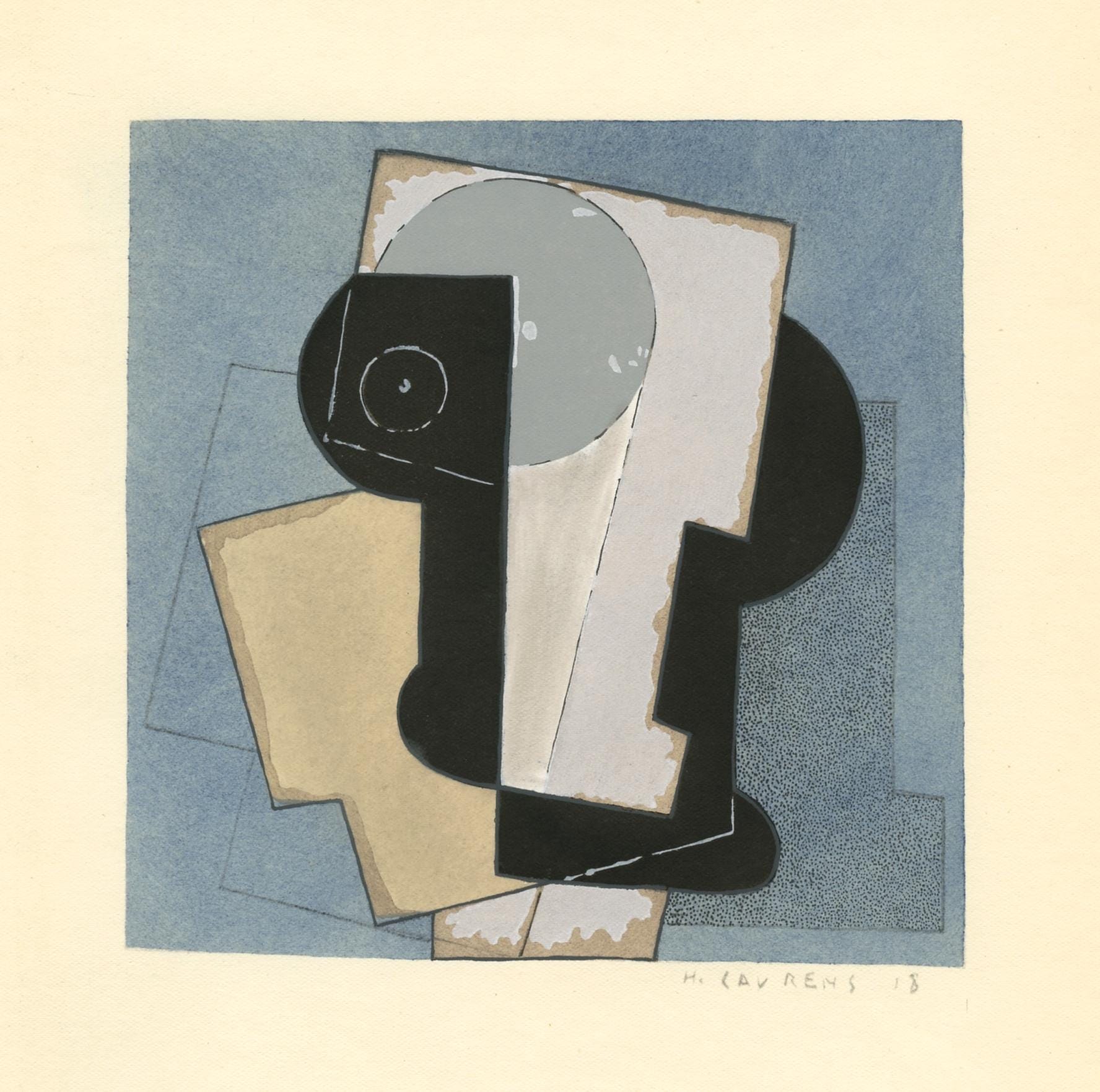 Henri Laurens, Composition, L'Art Cubiste, Theories et Realistions, Limited Edition Lithograph