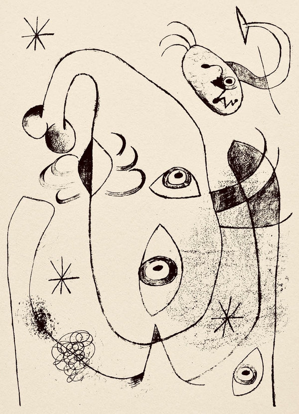 Joan Miró, Composition, The Prints of Joan Miro, Limited Edition Etching