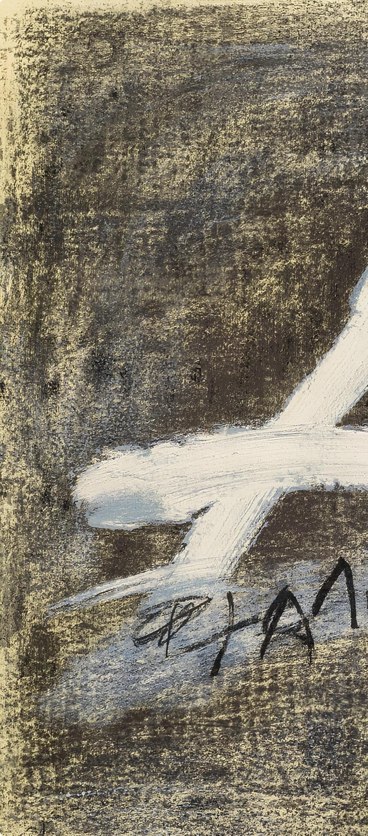 Antoni Tàpies, Composition, Derrière le miroir, Limited Edition Lithograph