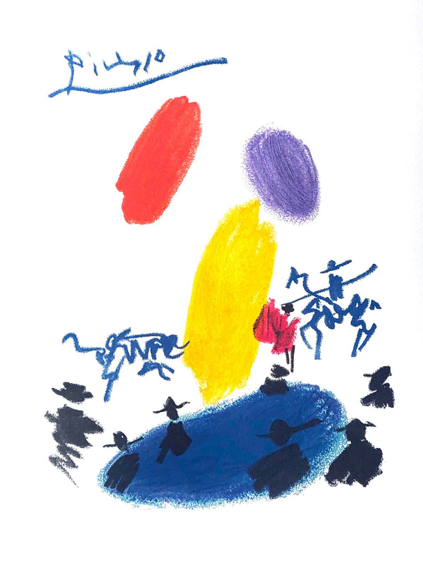 Pablo Picasso, Composition, Chant funèbre pour Ignacio Sanchez Mejías, Limited Edition Lithograph