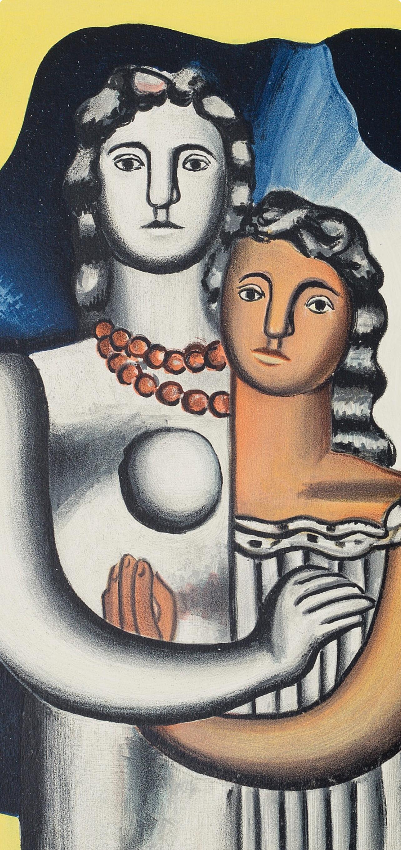 Fernand Léger, Composition, Derrière le miroir, Limited Edition Lithograph