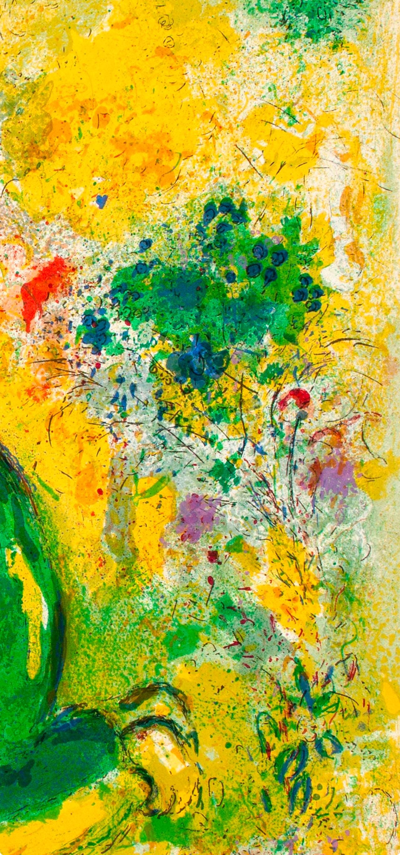 Marc Chagall, Les fleurs saccagées, Daphnis et Chloé, Limited Edition Héliogravure