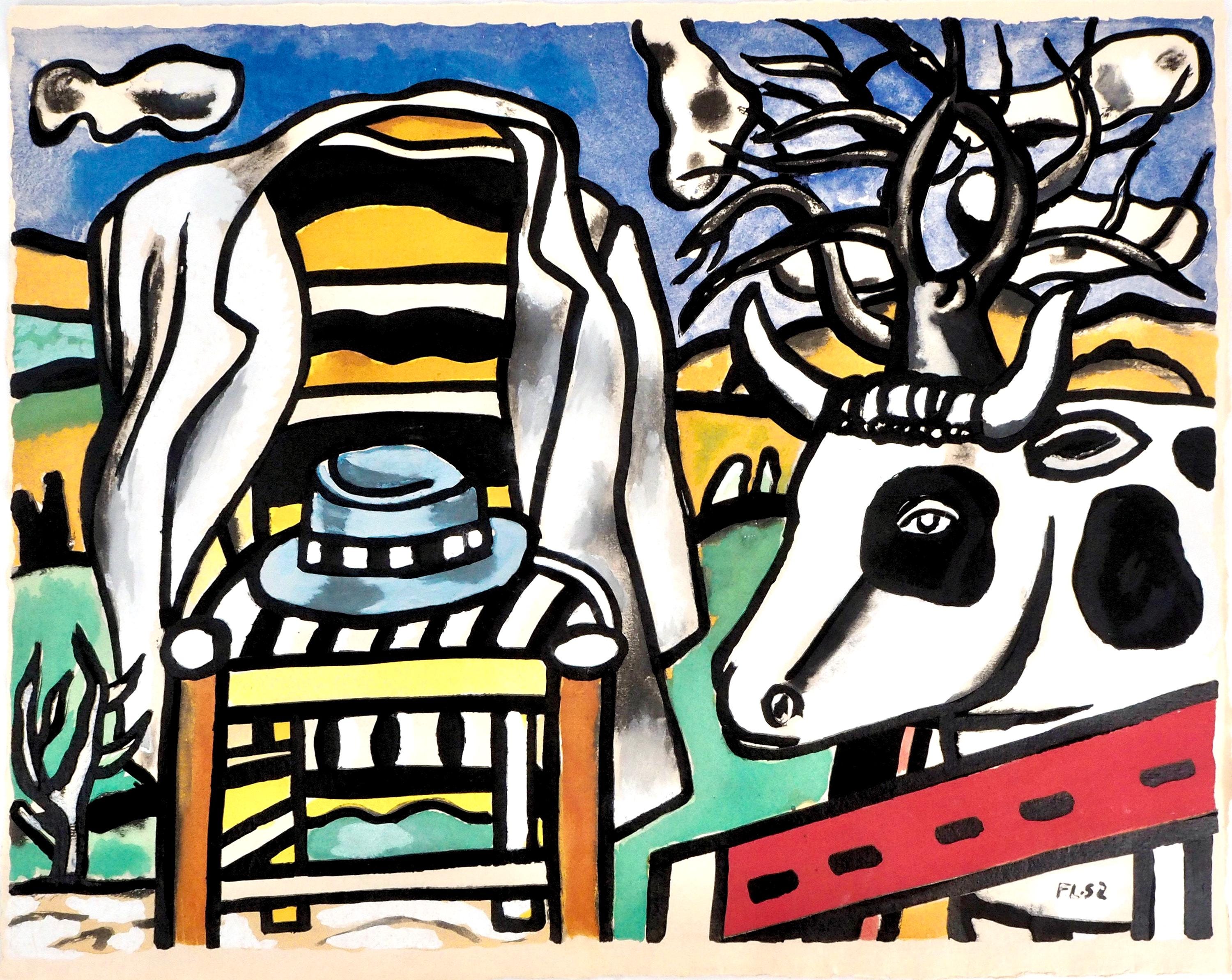Fernand Léger, Composition, Contrastes, Limited Edition Lithograph