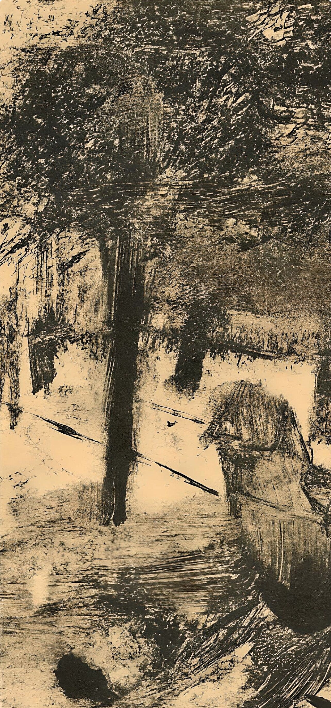 Edgar Degas, Avenue du Bois-de-Bologne, E. Degas Monotypes, Limited Edition Monotype