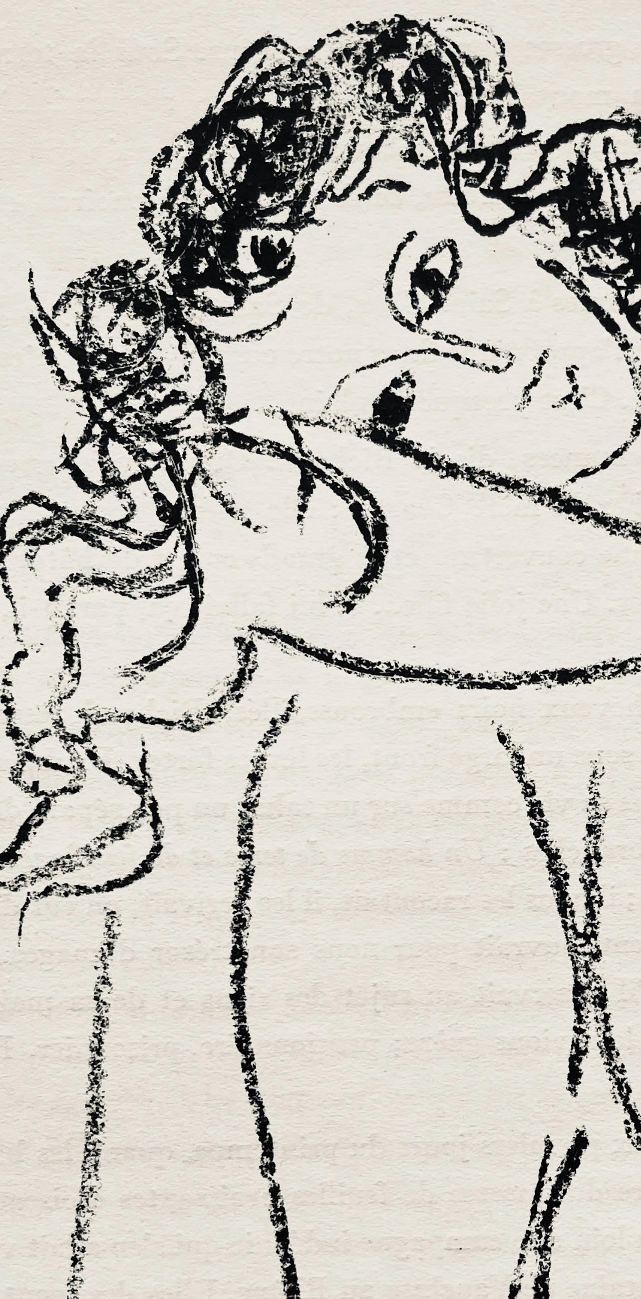 André Marchand, Composition, pierre ã feu provence noire, Limited Edition Lithograph