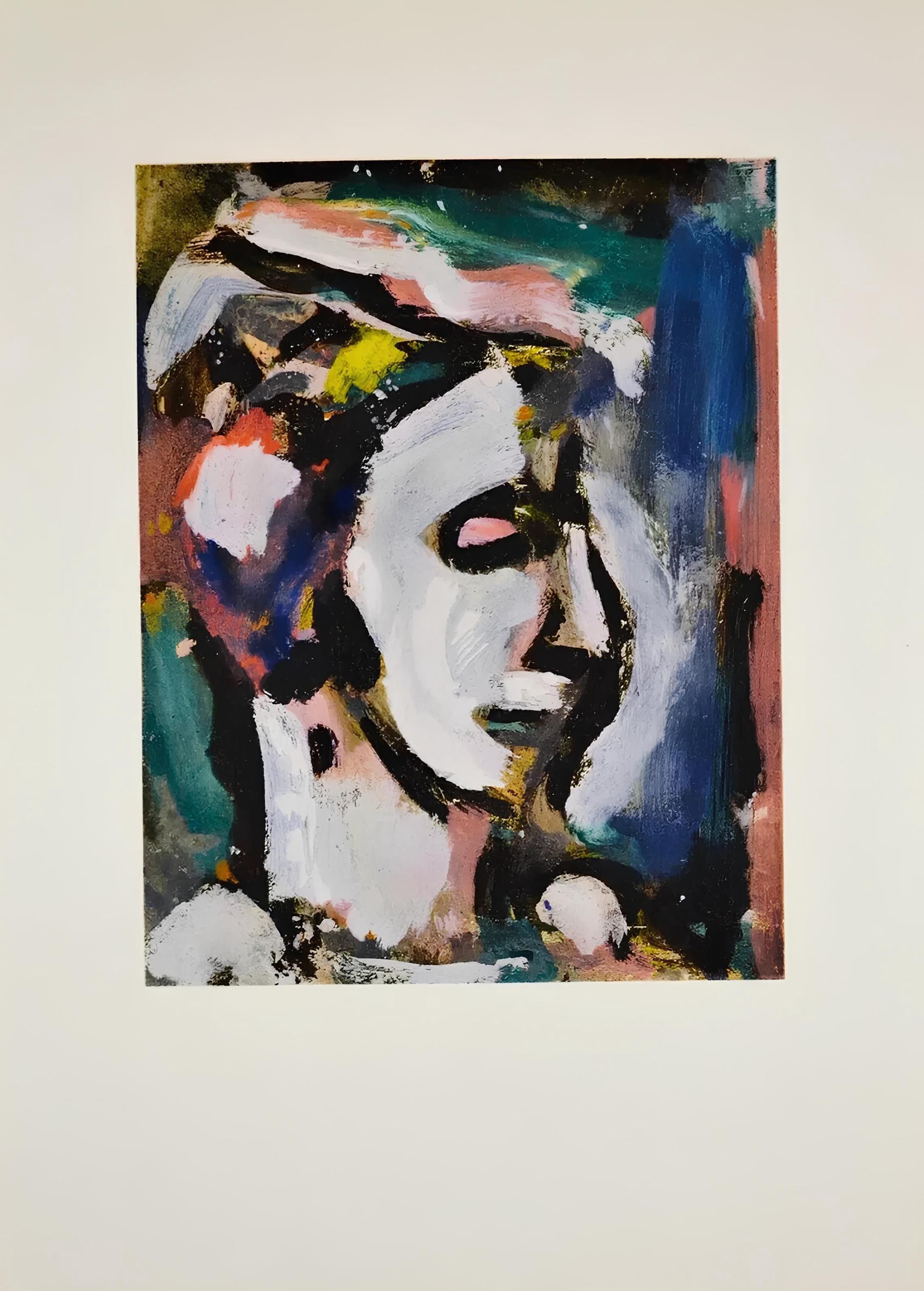 Georges Rouault, Composition, Visages, dix études de l'Atelier reproduites en fac-similés, Limited Edition Lithograph