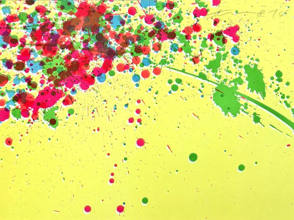 Walasse Ting 丁雄泉, Jaune, Good Morning, Limited Edition Lithograph