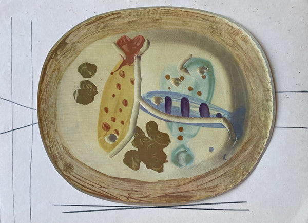 Pablo Picasso, étude pour la céramique, Céramiques de Picasso (Orozco 105), Limited Edition Lithograph and Collotype