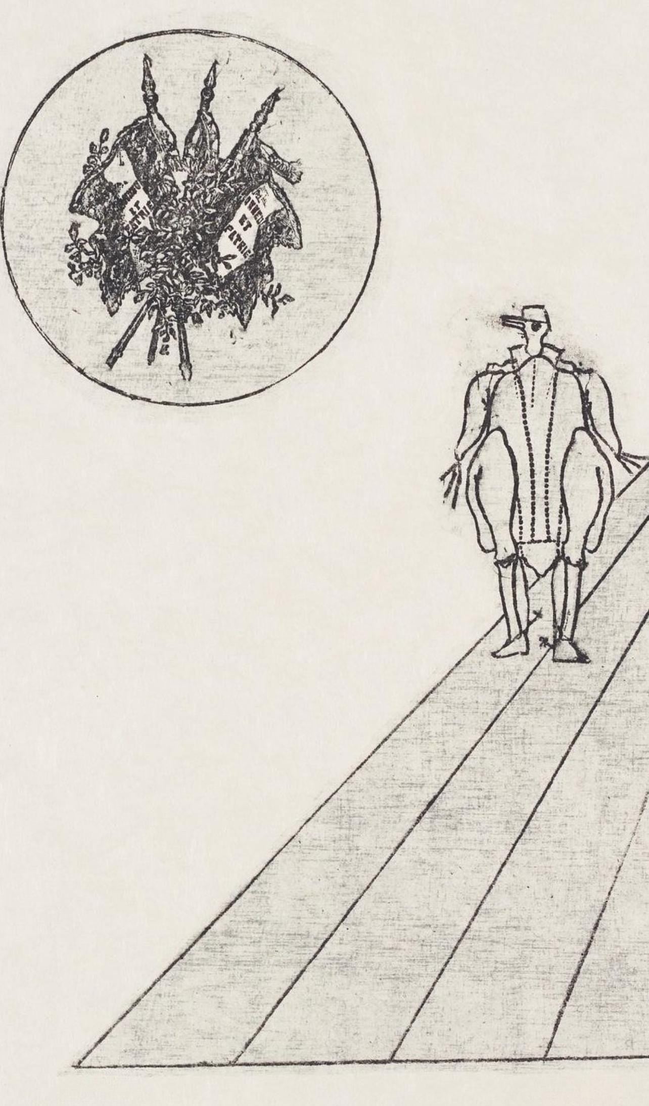 Max Ernst, Composition (Spies/Leppien 218), La Ballade du Soldat, Limited Edition Lithograph