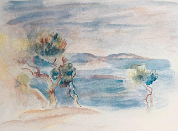 Pierre-Auguste Renoir, Composition, Seize Aquarelles et Sanguines de Renoir, Limited Edition Lithograph