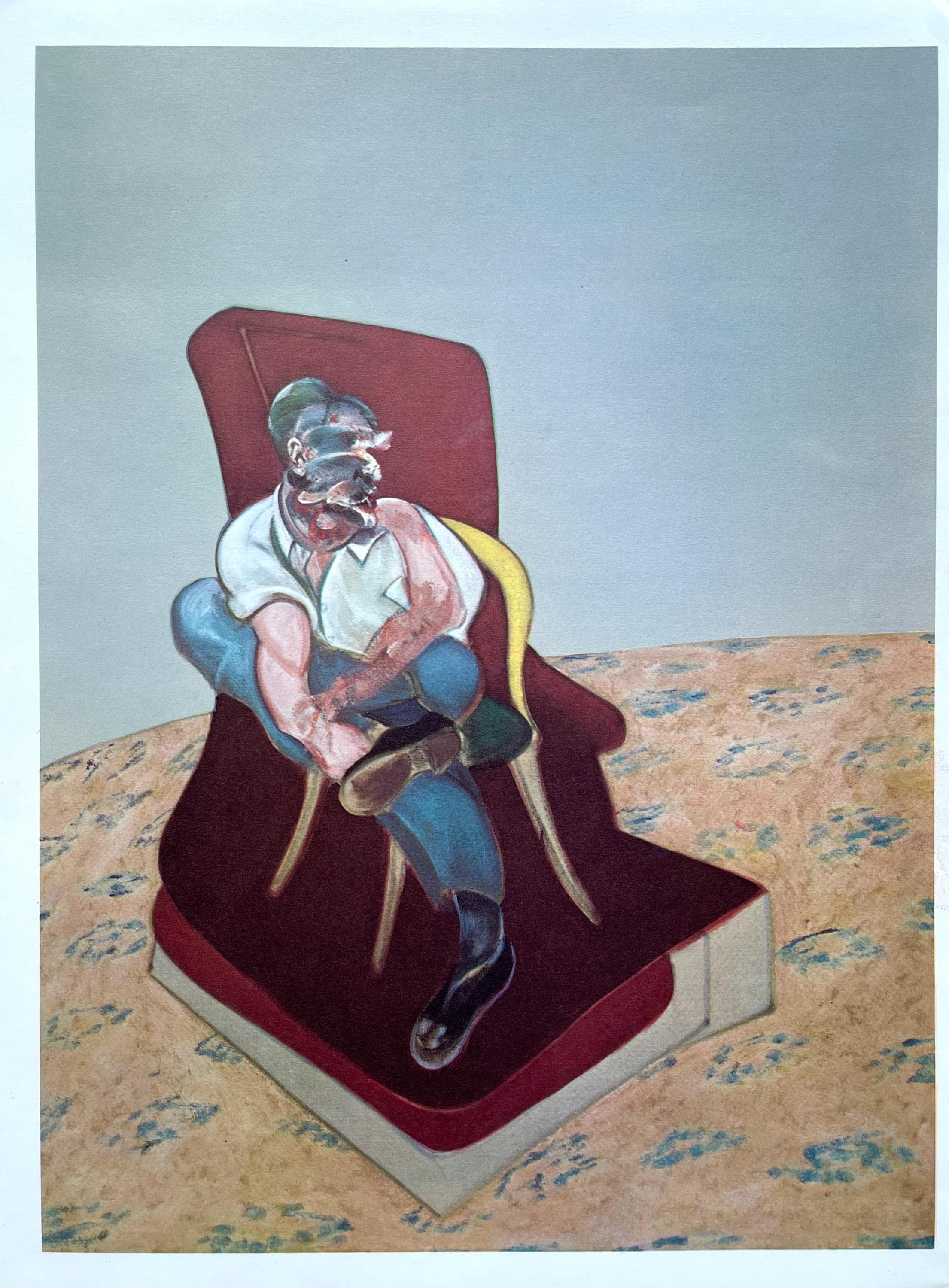 Francis Bacon, Three Studies for Portrait of Lucian Freud, Derrière le miroir, Limited Edition Lithograph