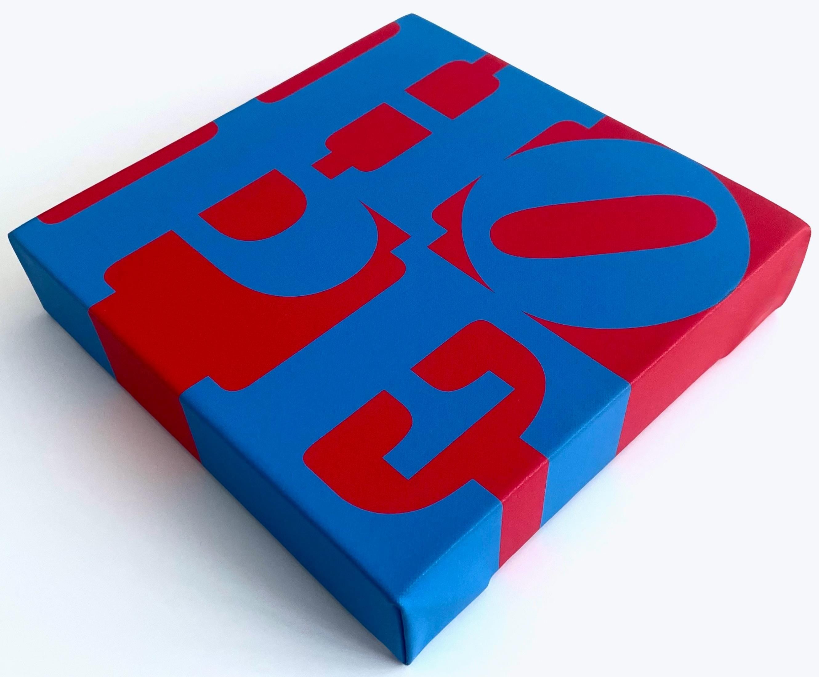 Robert Indiana, HOPE (Red/Blue), Monotype Silkscreen
